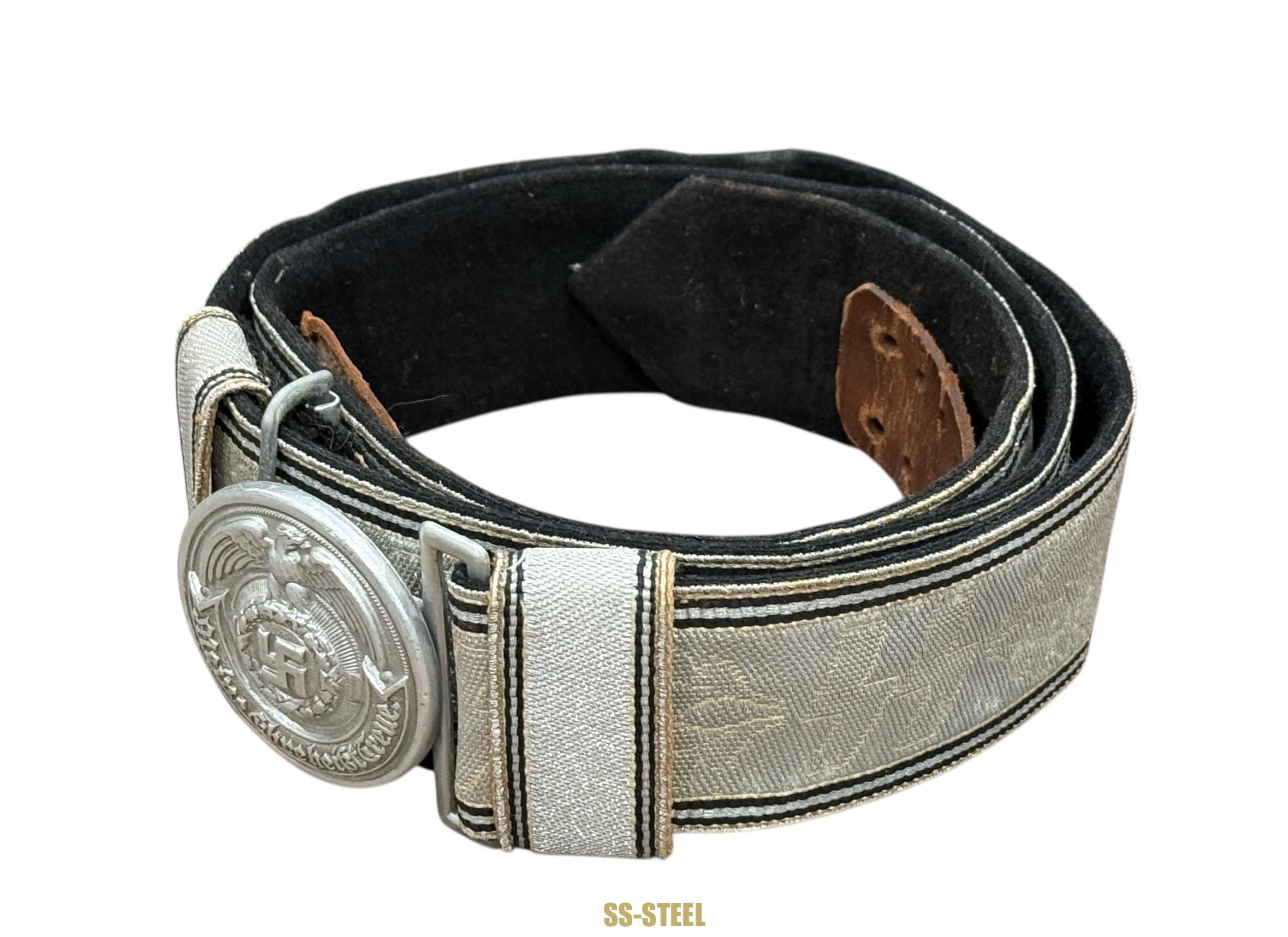 Allgemeine-SS Officers Parade/Brocade Belt and Buckle — image 3