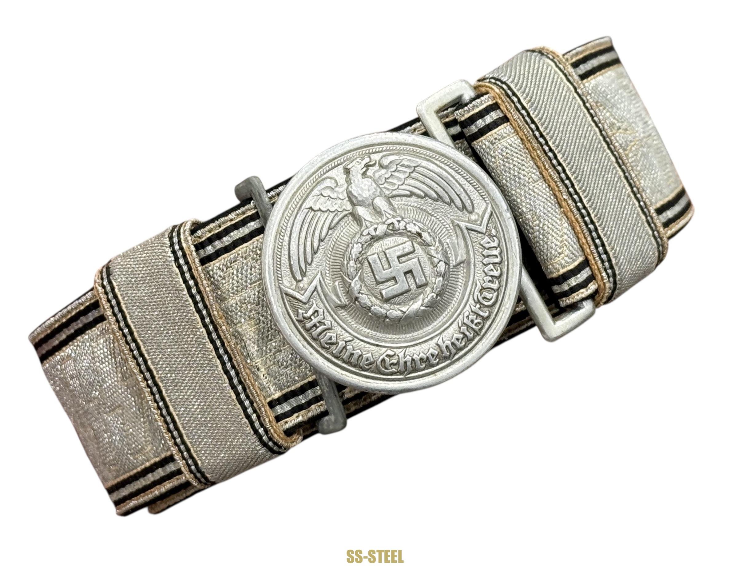 Allgemeine-SS Officers Parade/Brocade Belt and Buckle — image 6