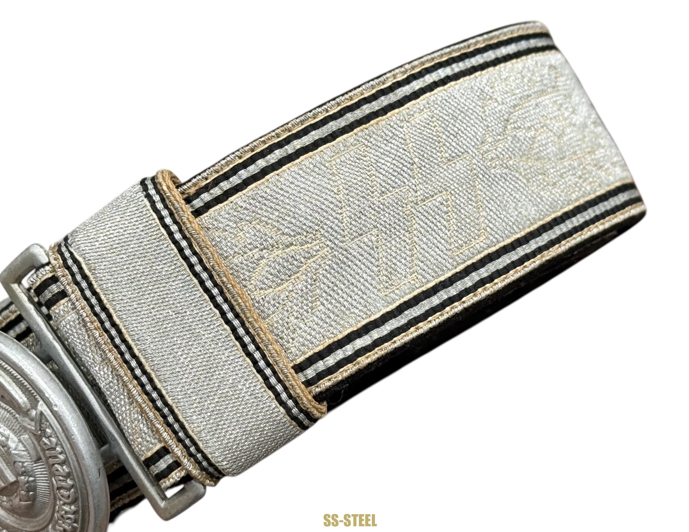 Allgemeine-SS Officers Parade/Brocade Belt and Buckle — image 8