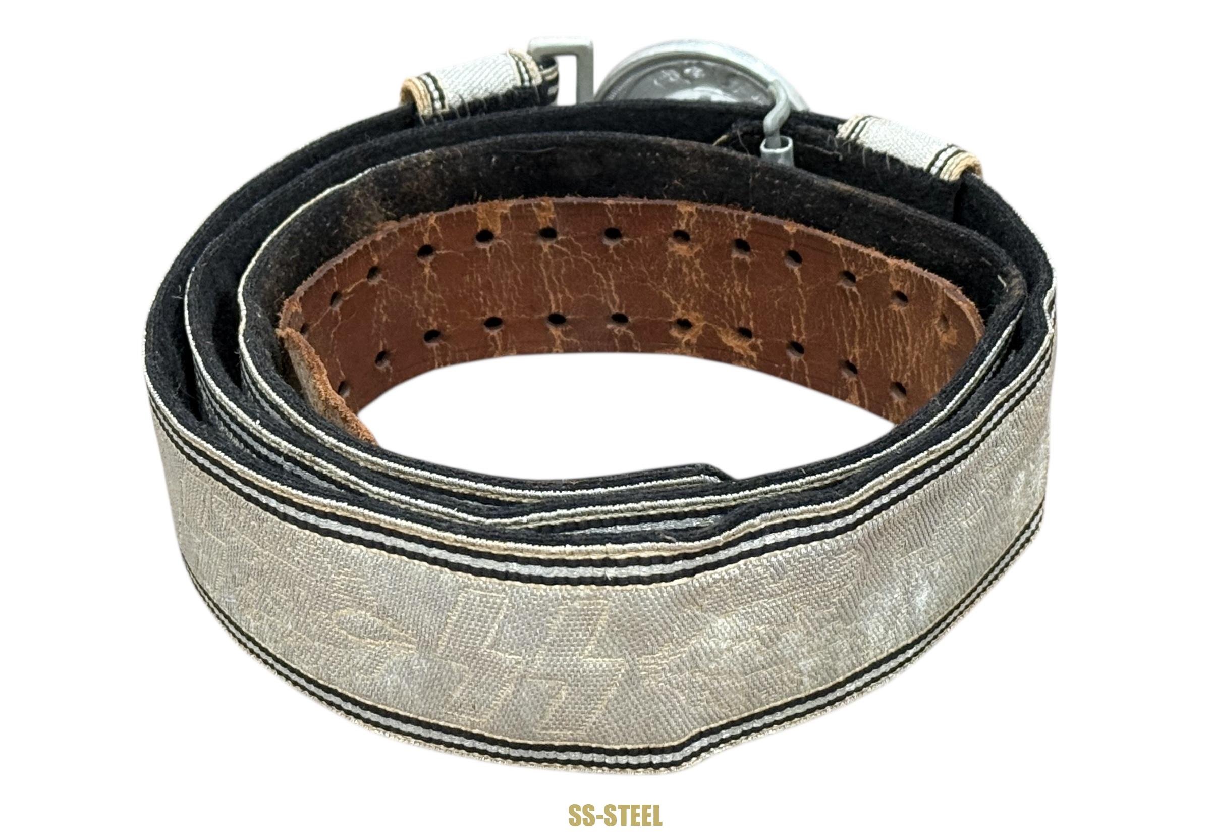 Allgemeine-SS Officers Parade/Brocade Belt and Buckle — image 9