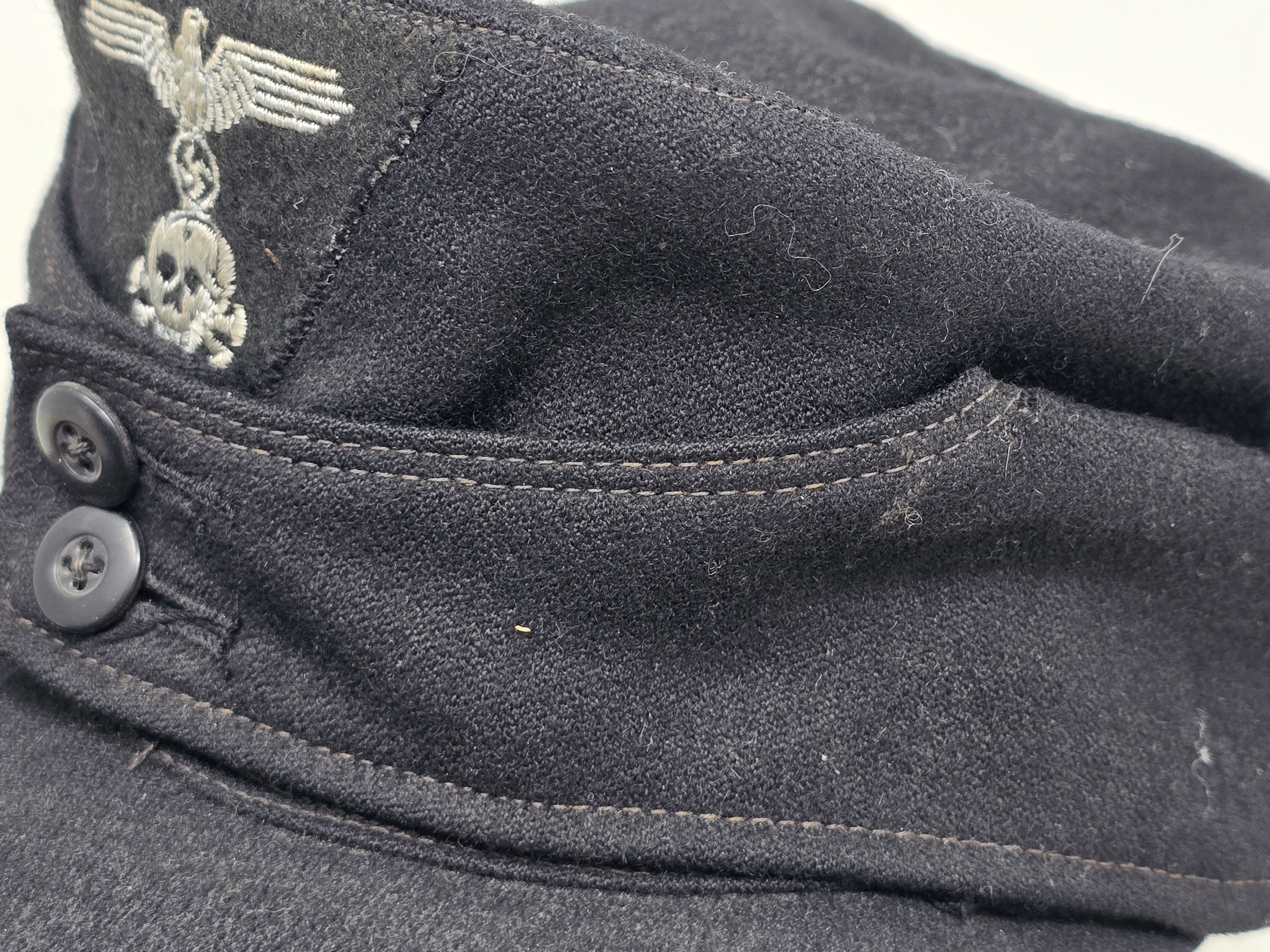 Service Worn SS Panzer M43 Cap — image 4