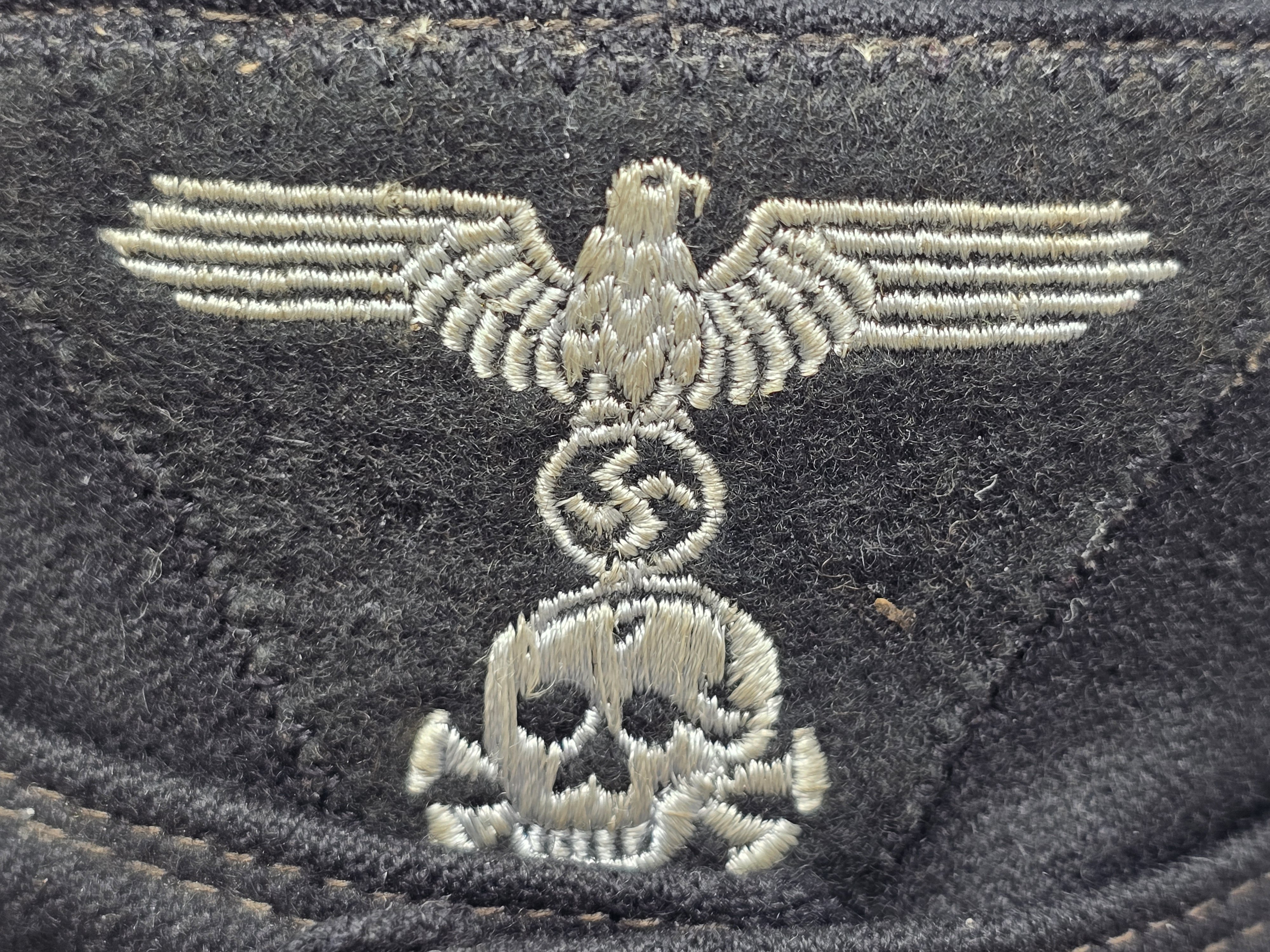 Service Worn SS Panzer M43 Cap — image 5