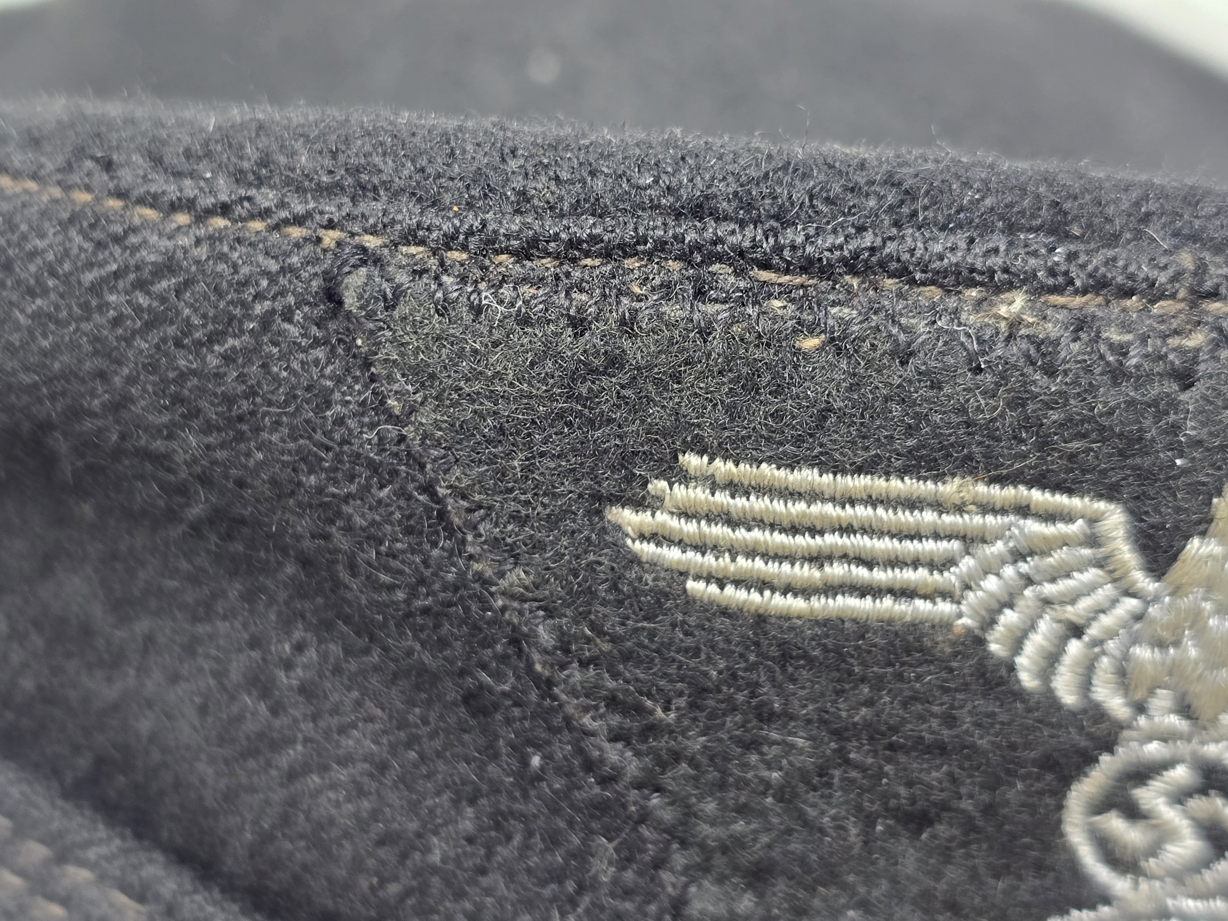 Service Worn SS Panzer M43 Cap — image 6