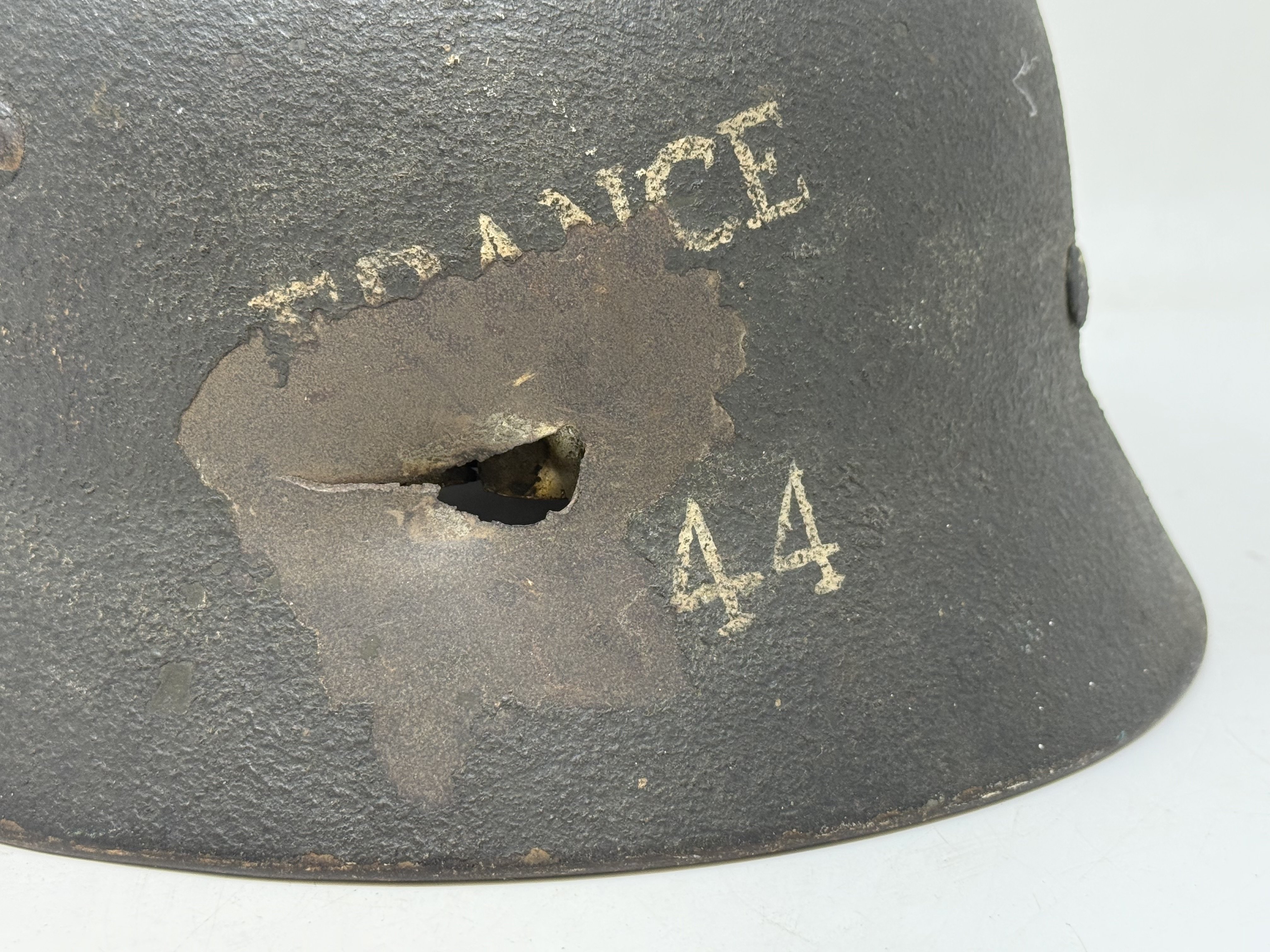 M35 Battle Damaged Veteran Helmet — image 11