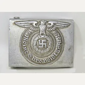 Waffen-SS Belt Buckle, Aluminum