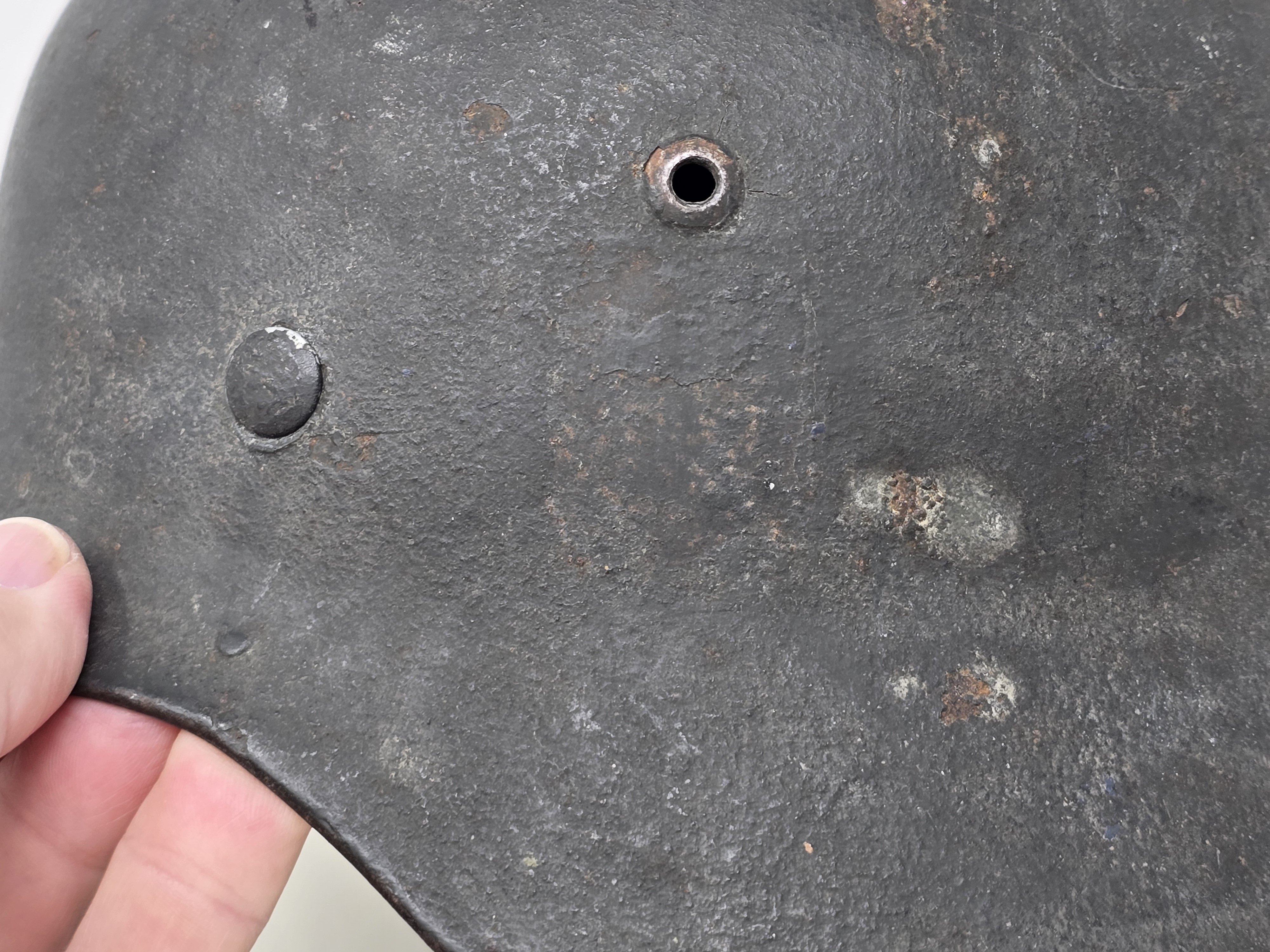 M35 Feldgrau Overpaint Combat Helmet — image 12