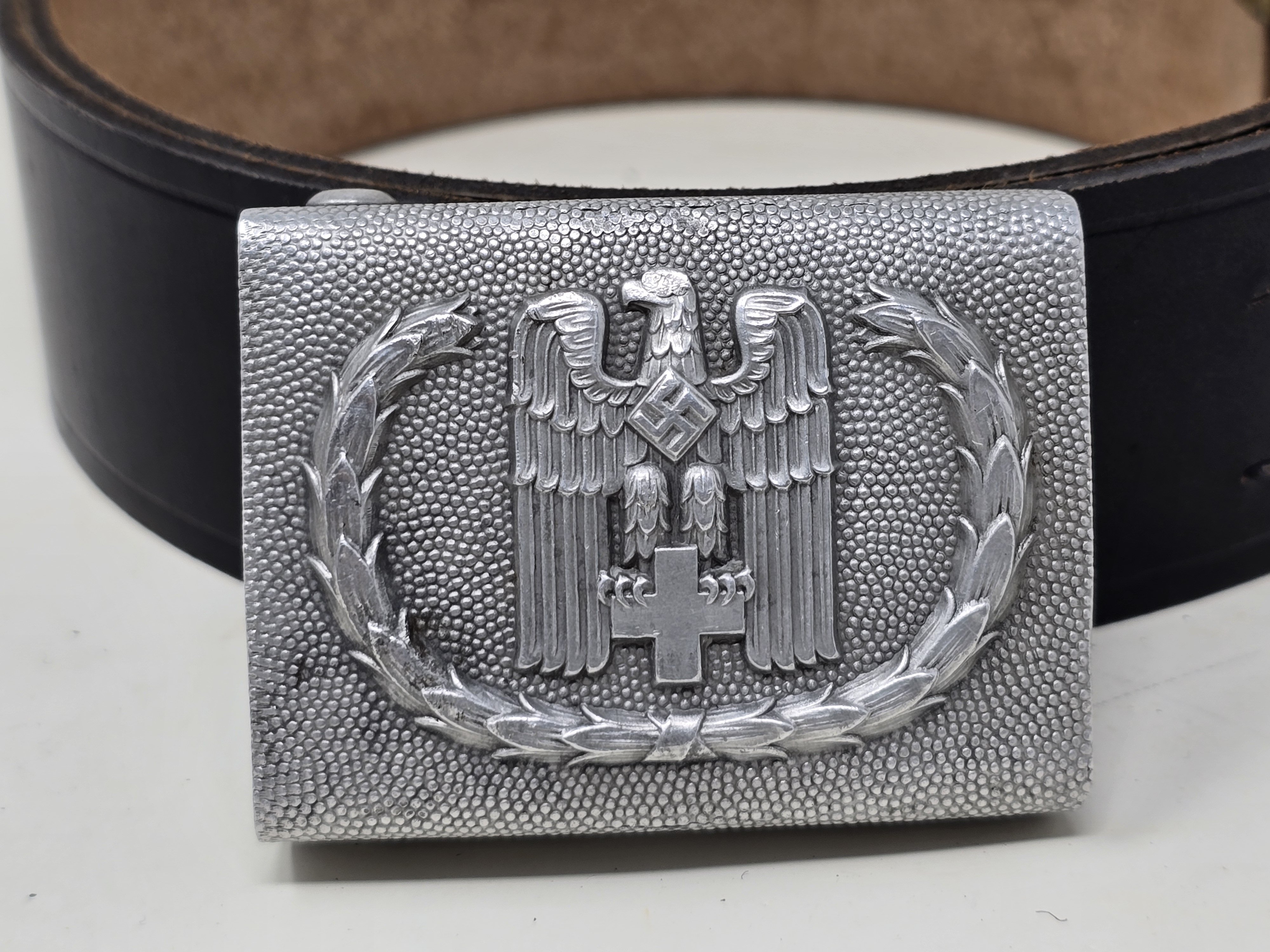 German WWII Red Cross Belt and Buckle — image 5
