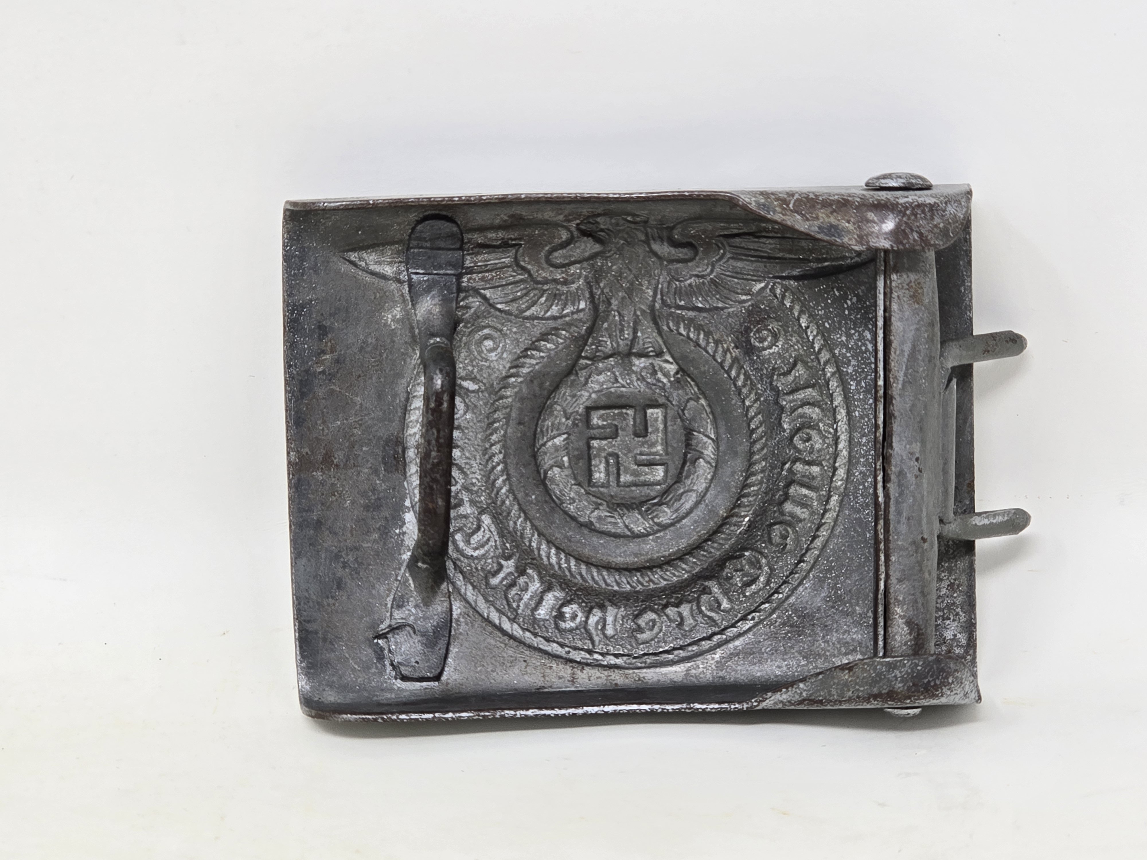 Waffen-SS EM Buckle, Assmann — image 2