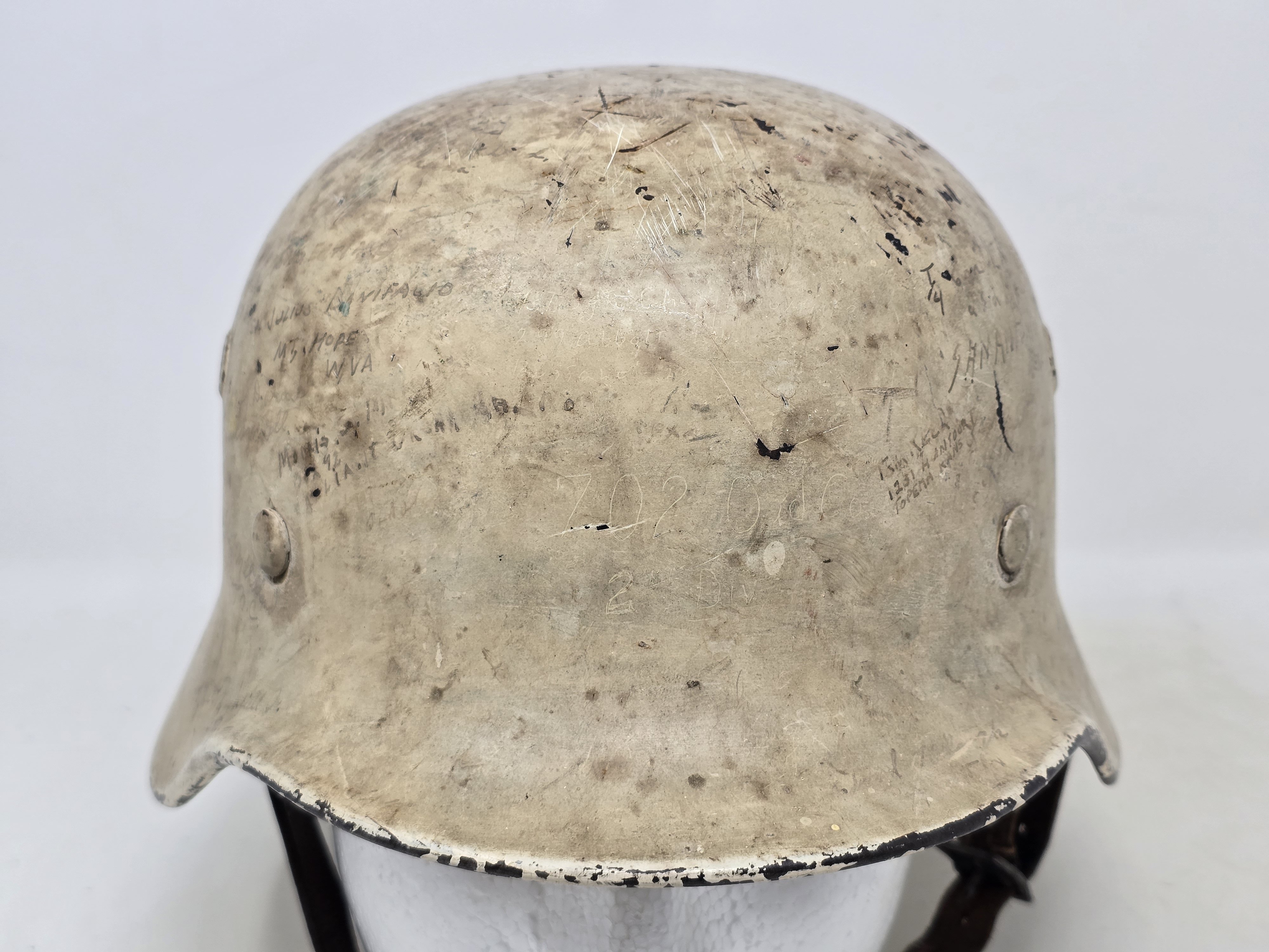 Heer Winter Camo Helmet With Unique History — image 4