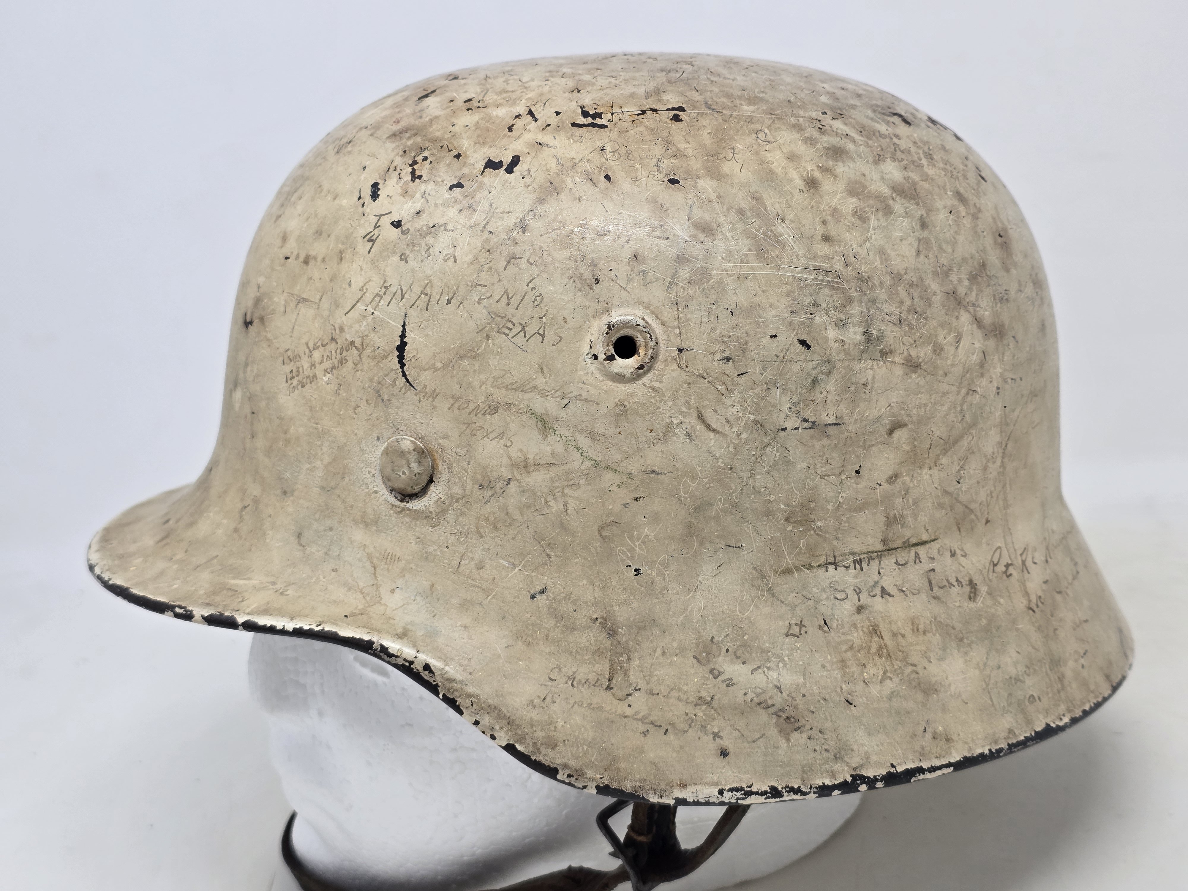 Heer Winter Camo Helmet With Unique History — image 5