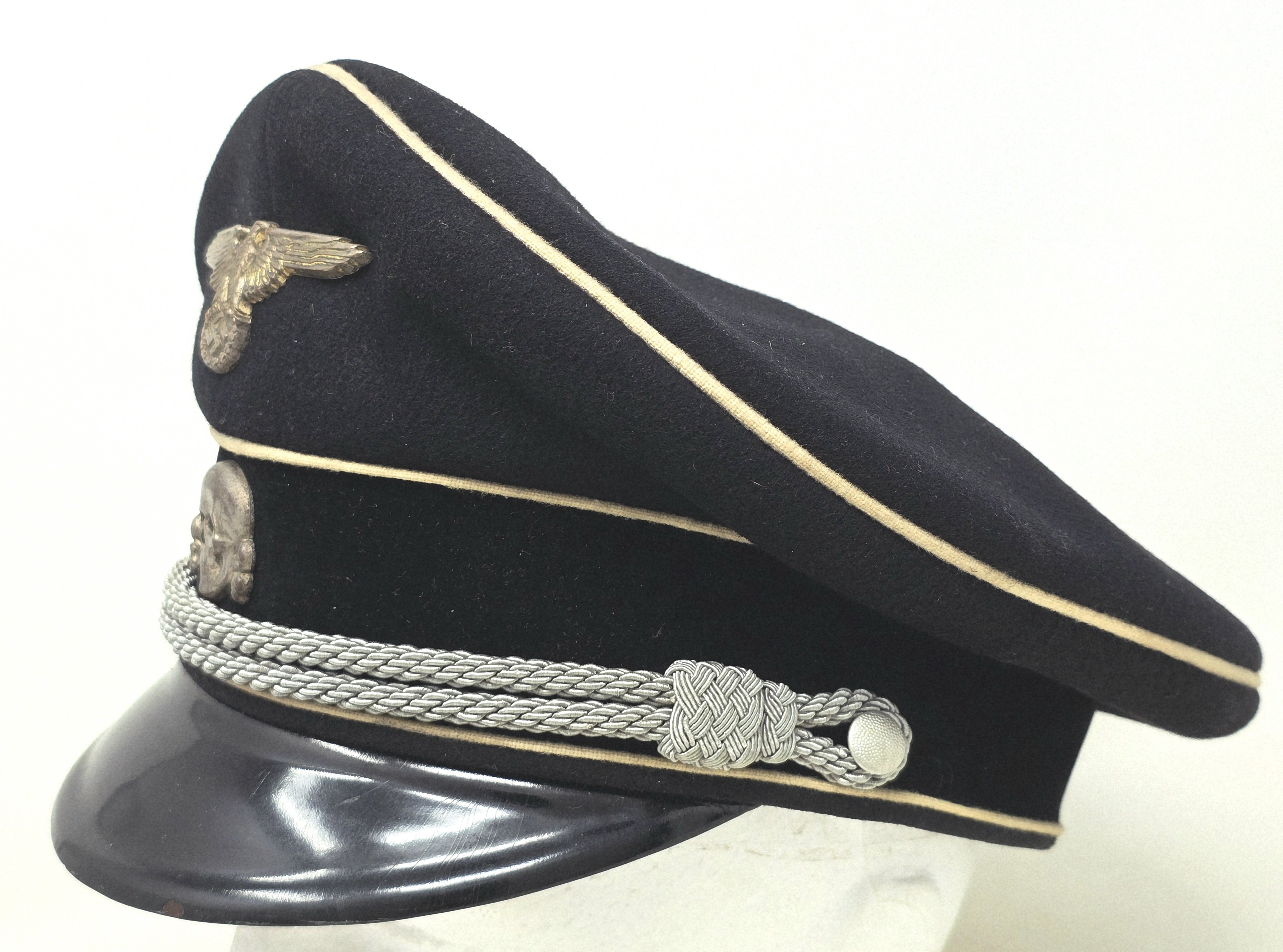Beautiful Allgemeine-SS Officer's Visor Cap, Named — image 5