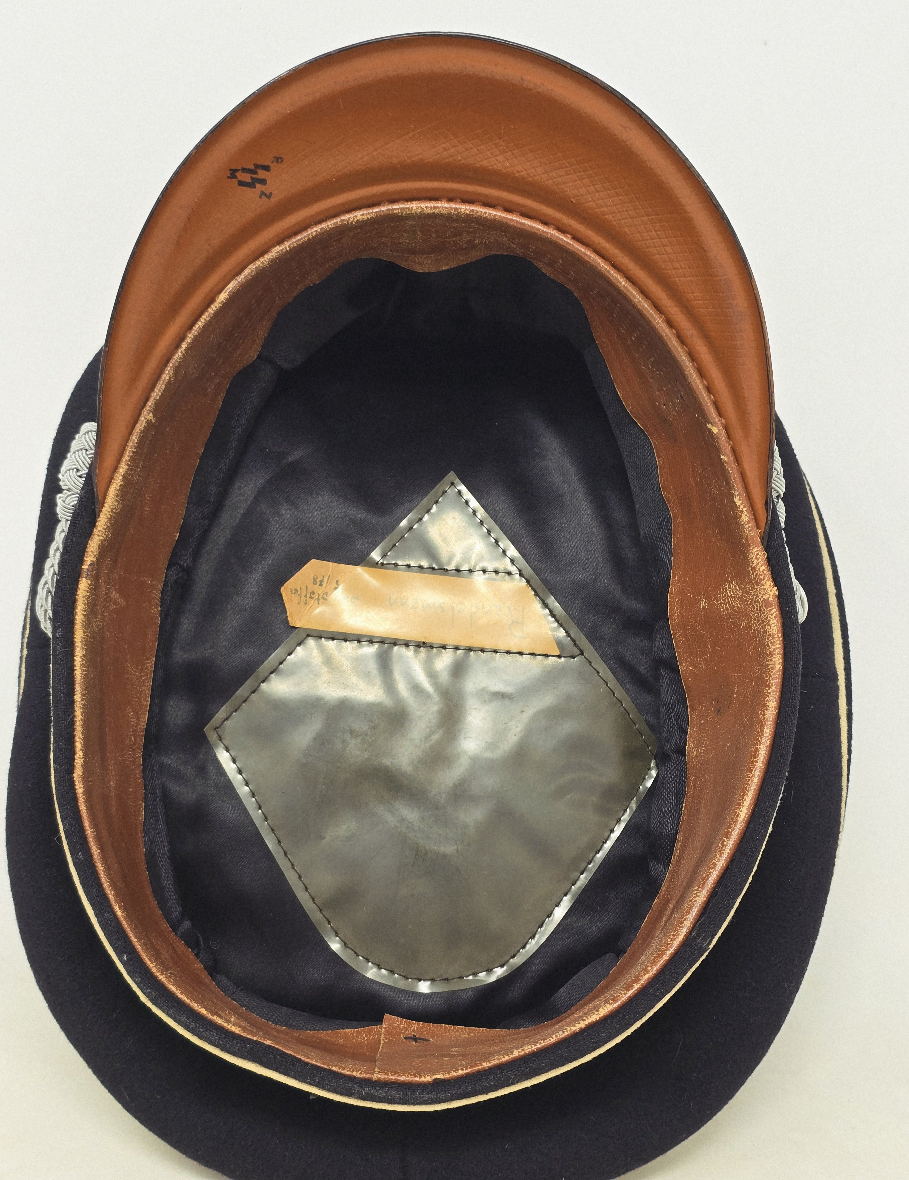 Beautiful Allgemeine-SS Officer's Visor Cap, Named — image 8