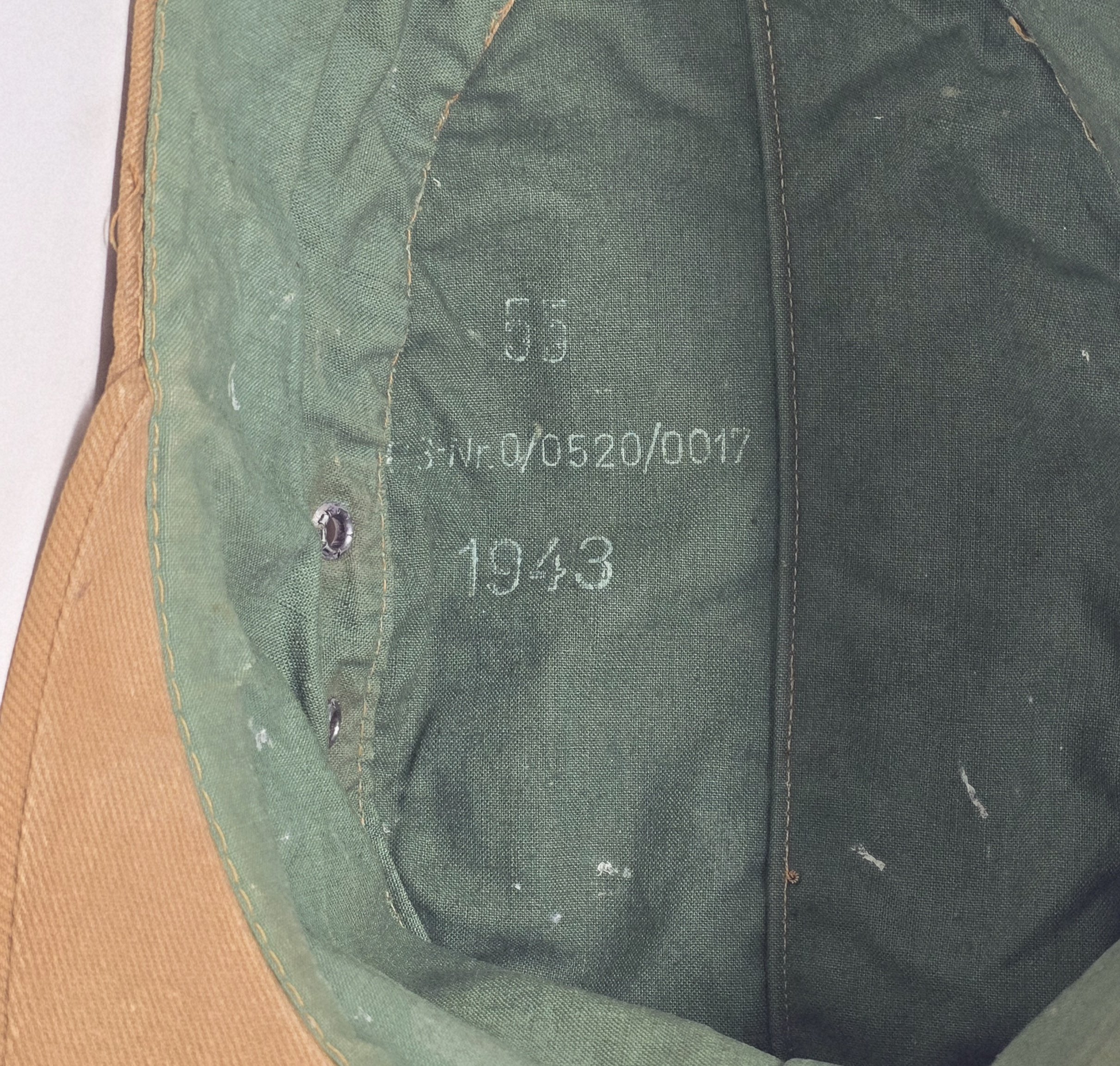 Striking Tropical Kriegsmarine M43 Cap — image 4
