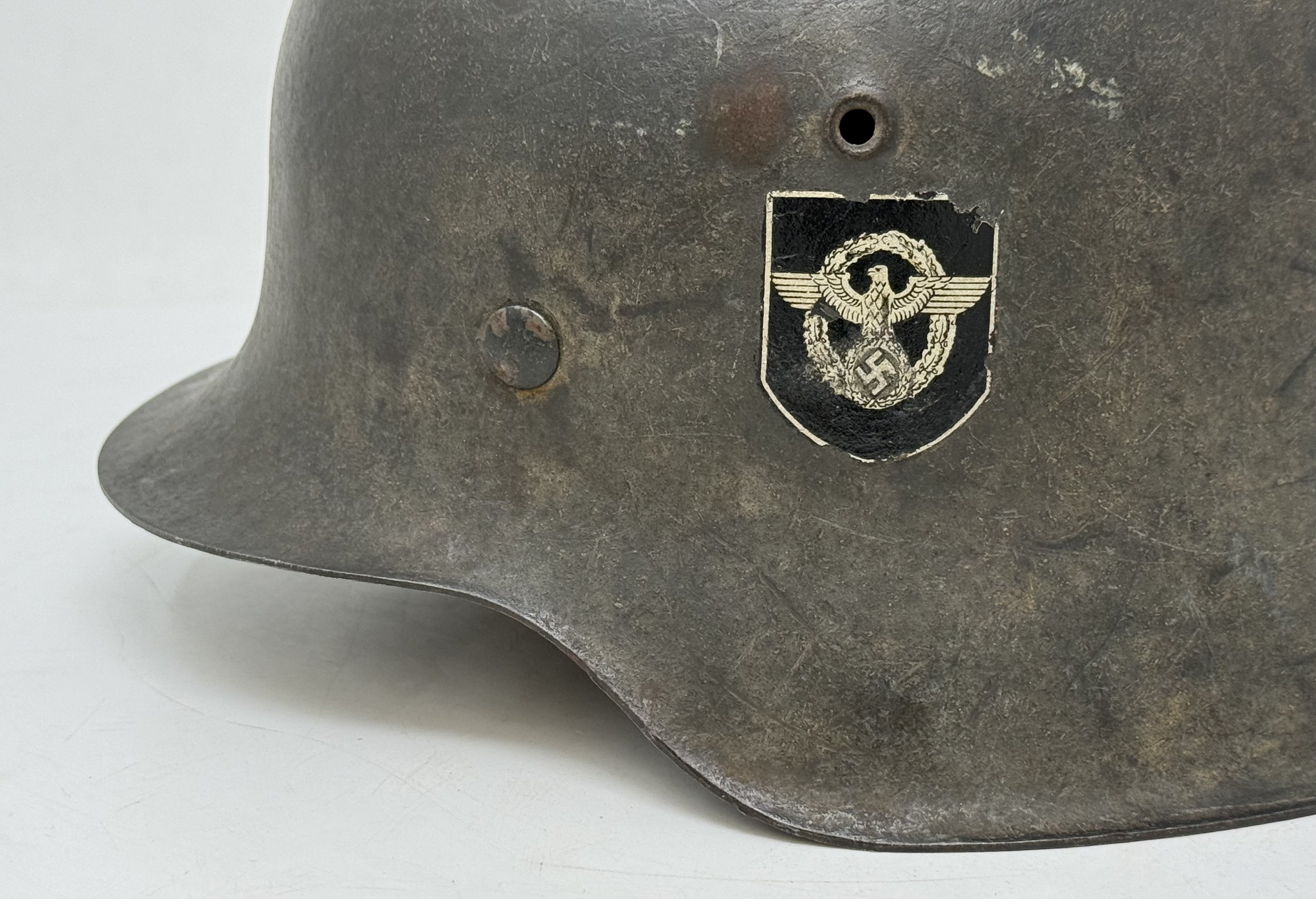 Police Double Decal Camo M42 Helmet — image 11