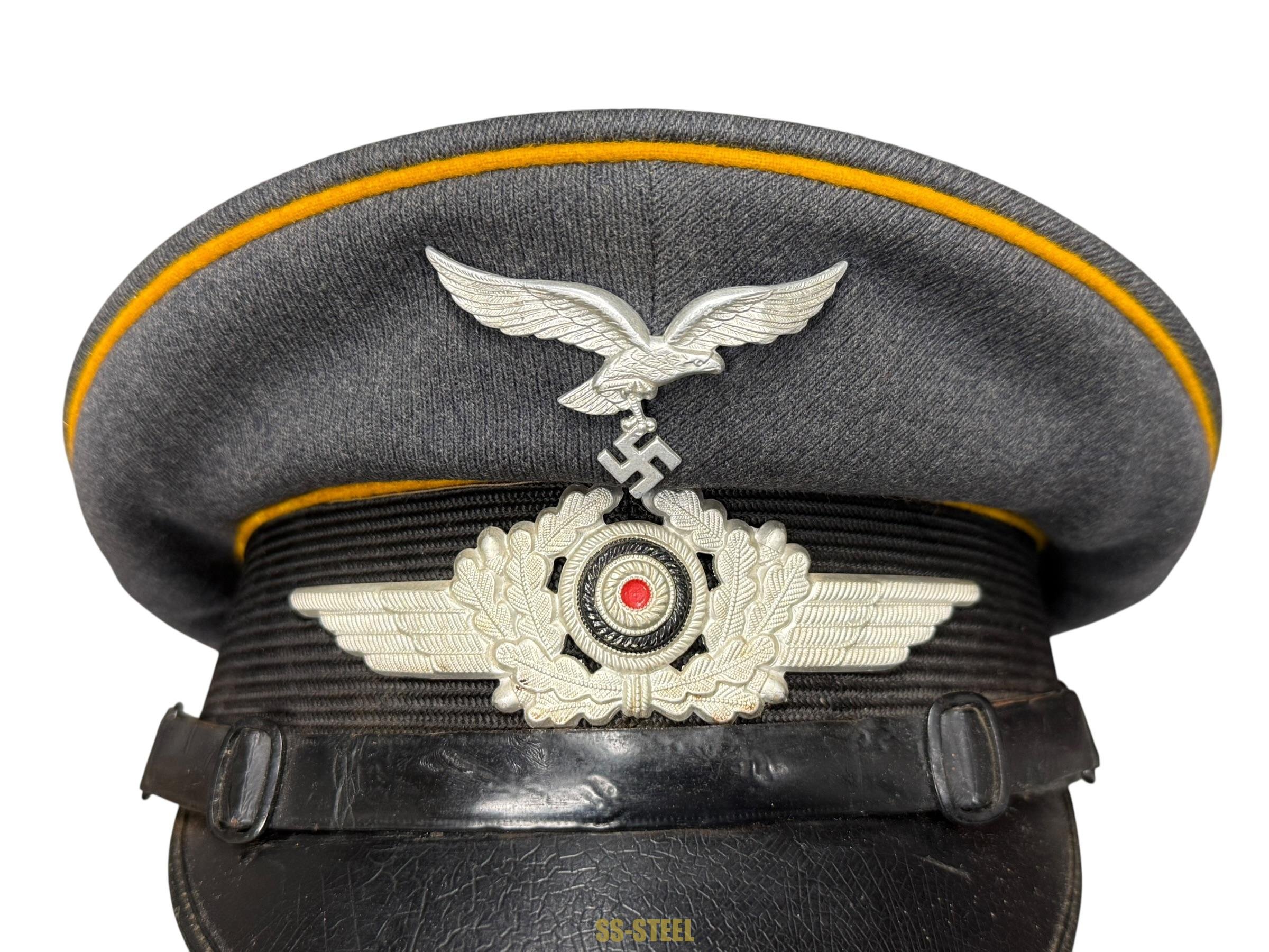 Luftwaffe EM/NCO Flieger /Fallschirmjager Visor — image 3