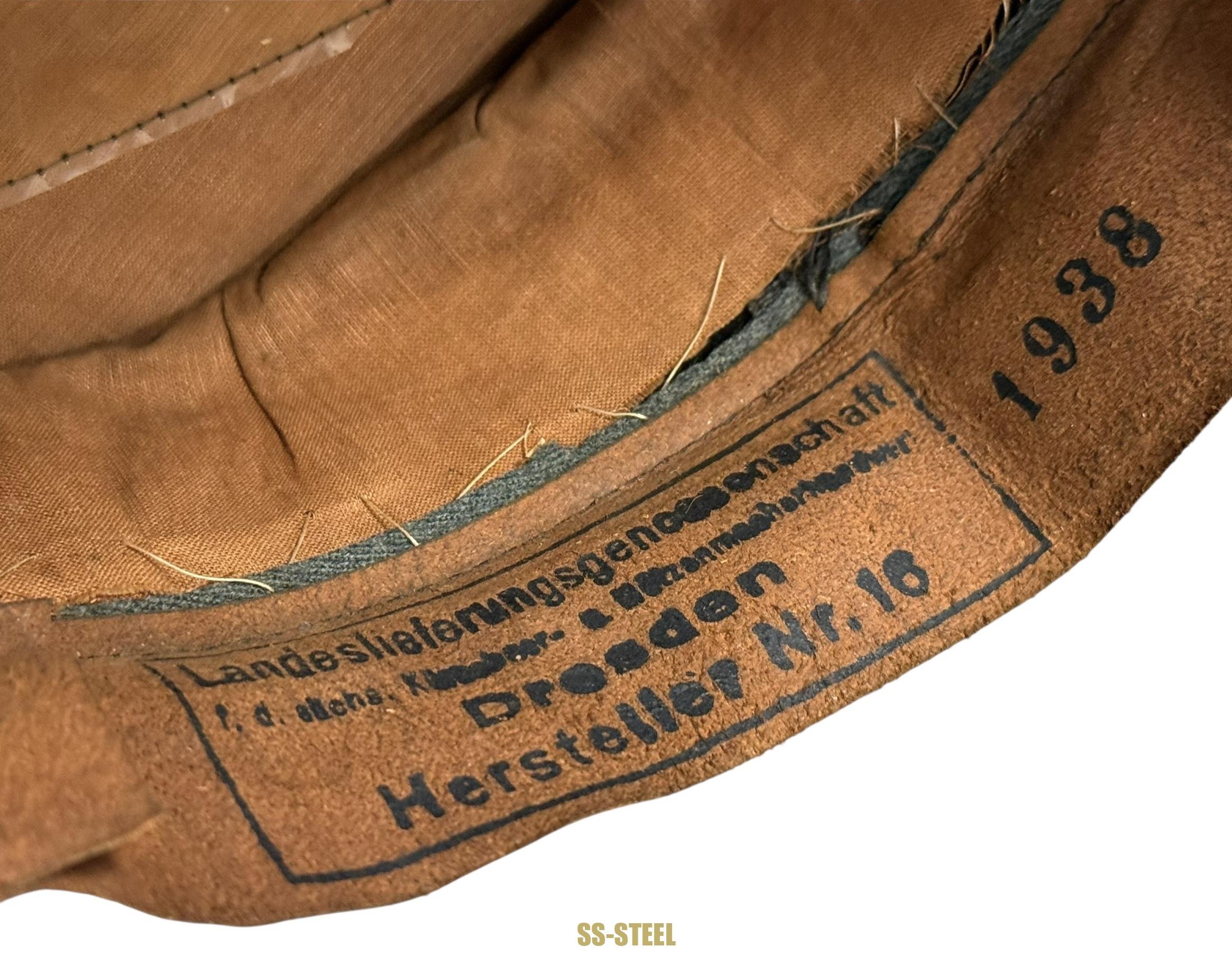 Heer EM/NCO Infantry Visor -1938 DRESDEN — image 14