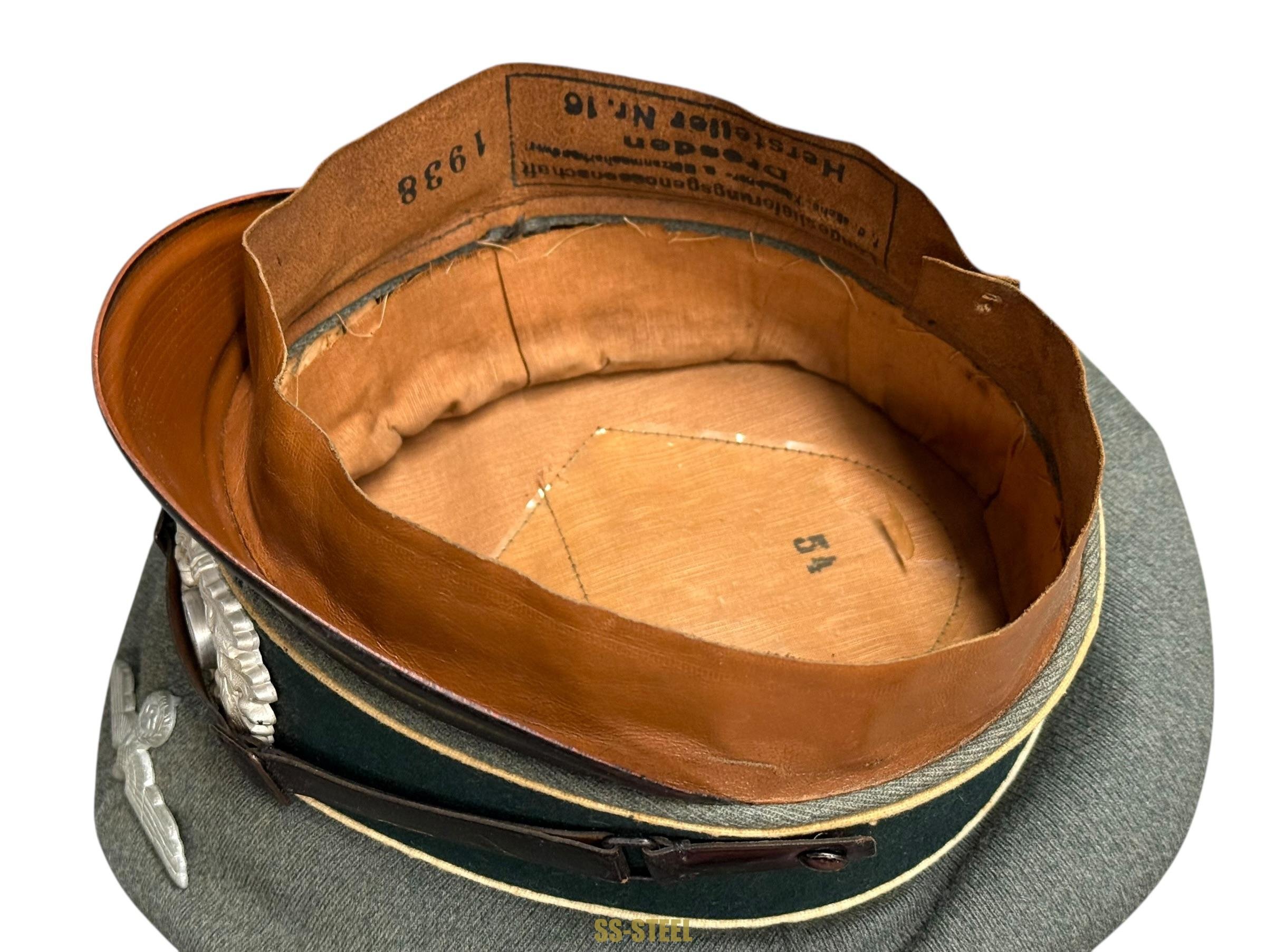 Heer EM/NCO Infantry Visor -1938 DRESDEN — image 17