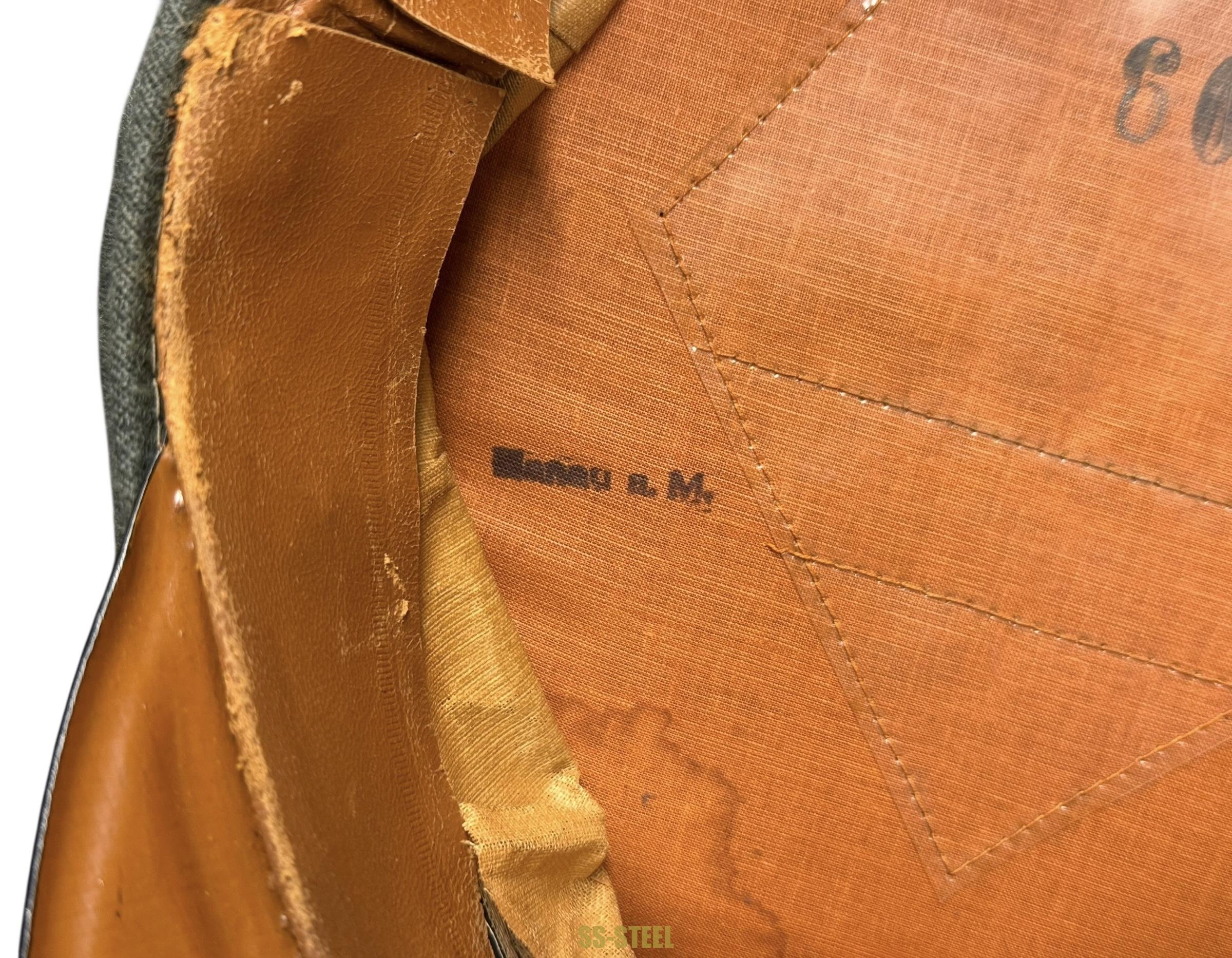 Heer Pioneer/Engineer EM NCO Visor Large-60 1/2! — image 12