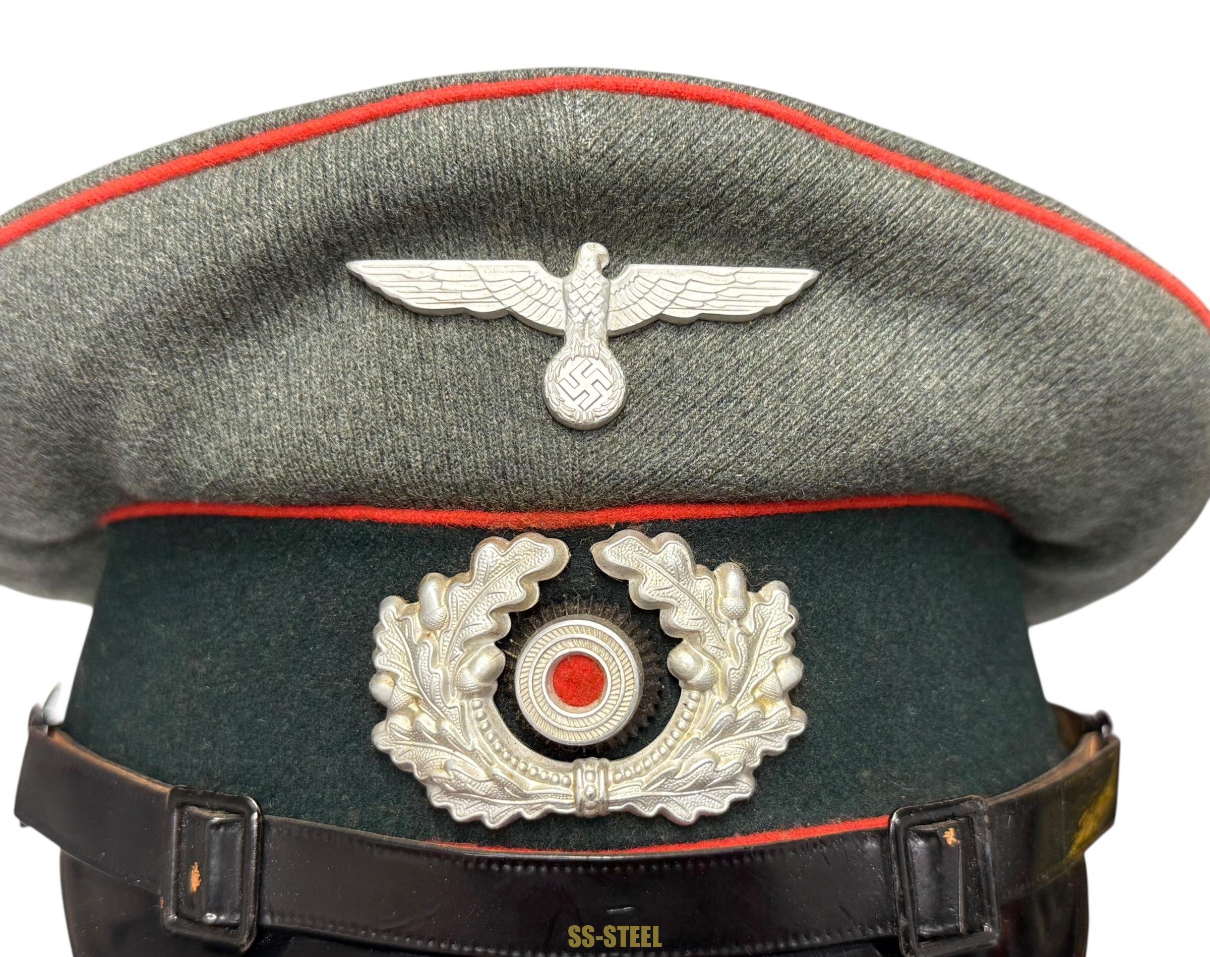 Heer Artillery EM NCO Visor -1938 DRESDEN — image 17