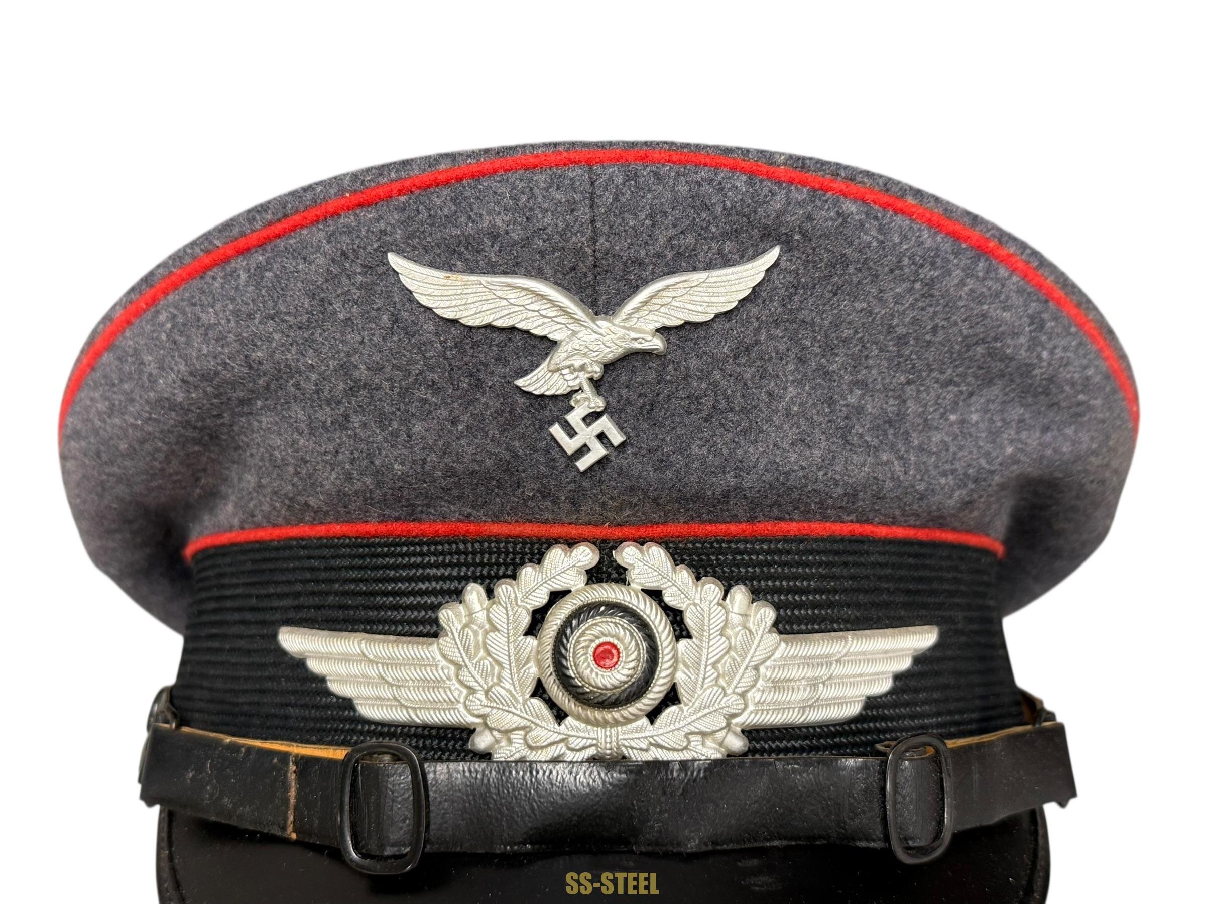 Luftwaffe EM NCO FLAK Visor 1938 — image 3