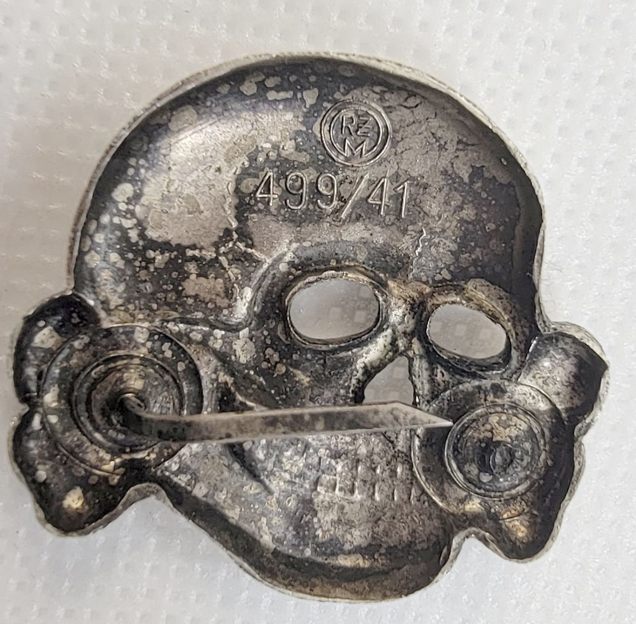SS Cap Skull, Tombak, 499/41 Zimmermann — image 2