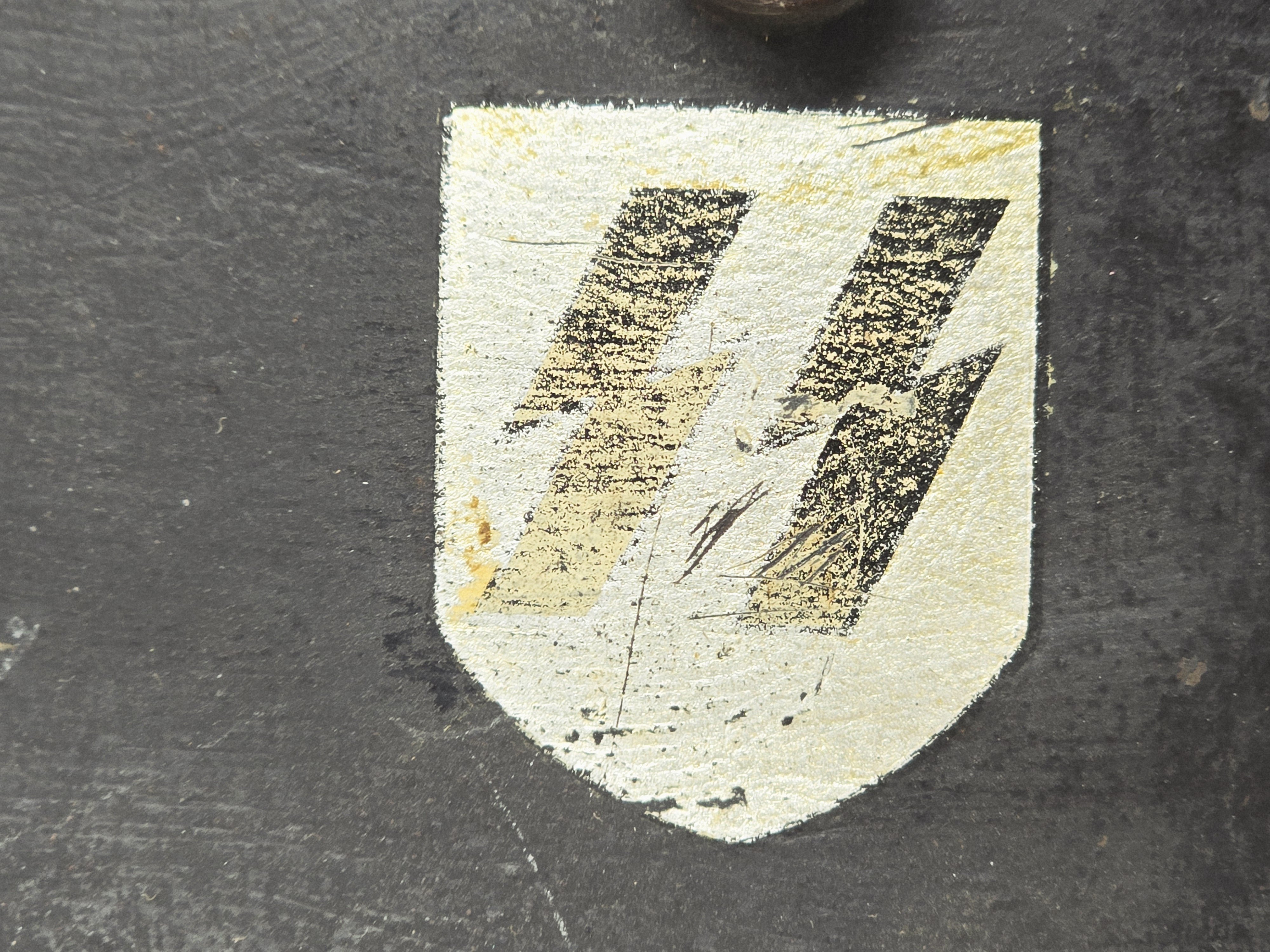 Allgemeine-SS Transitional M17 Helmet, Double Decal — image 3
