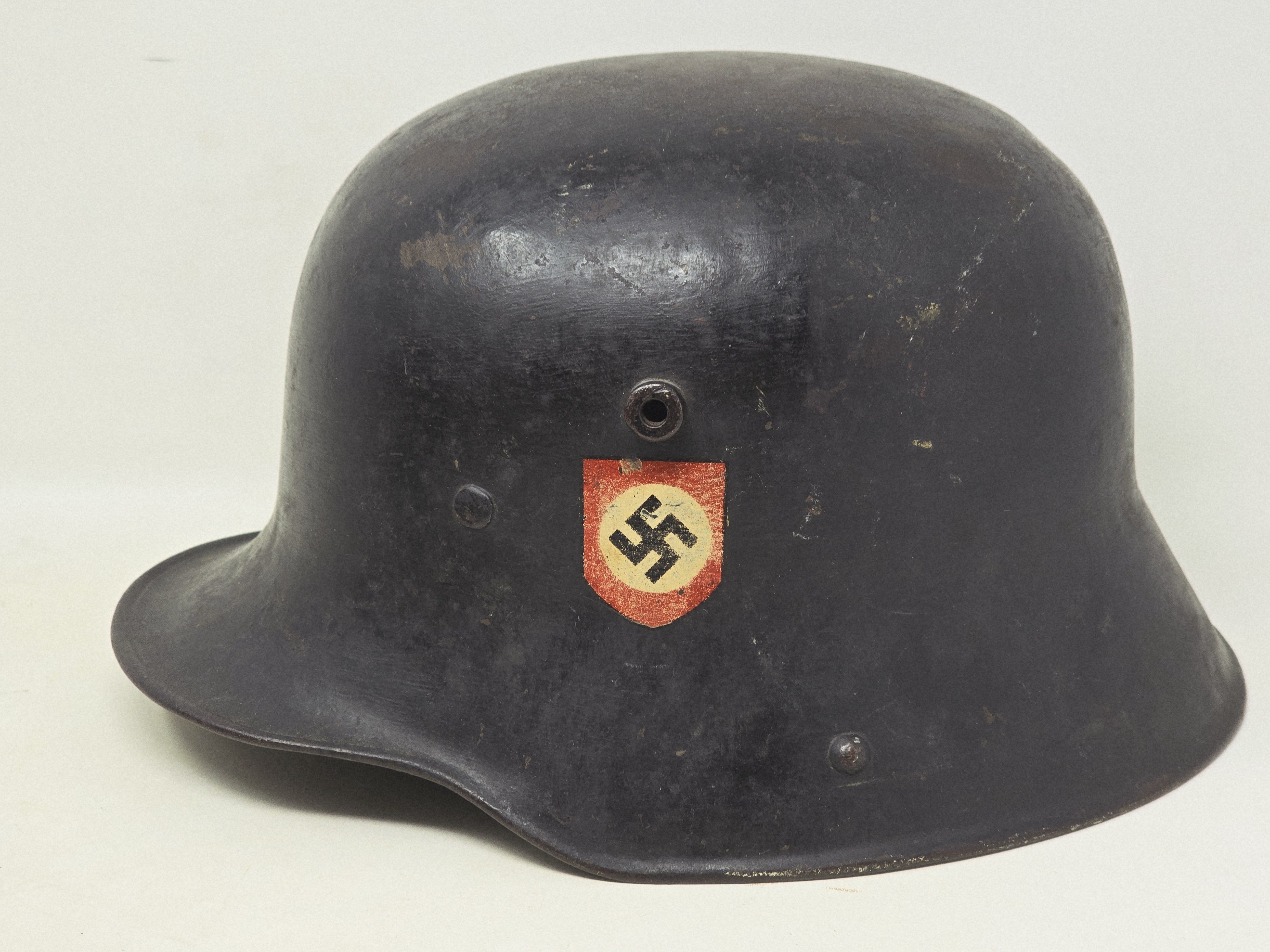 Allgemeine-SS Transitional M17 Helmet, Double Decal — image 5