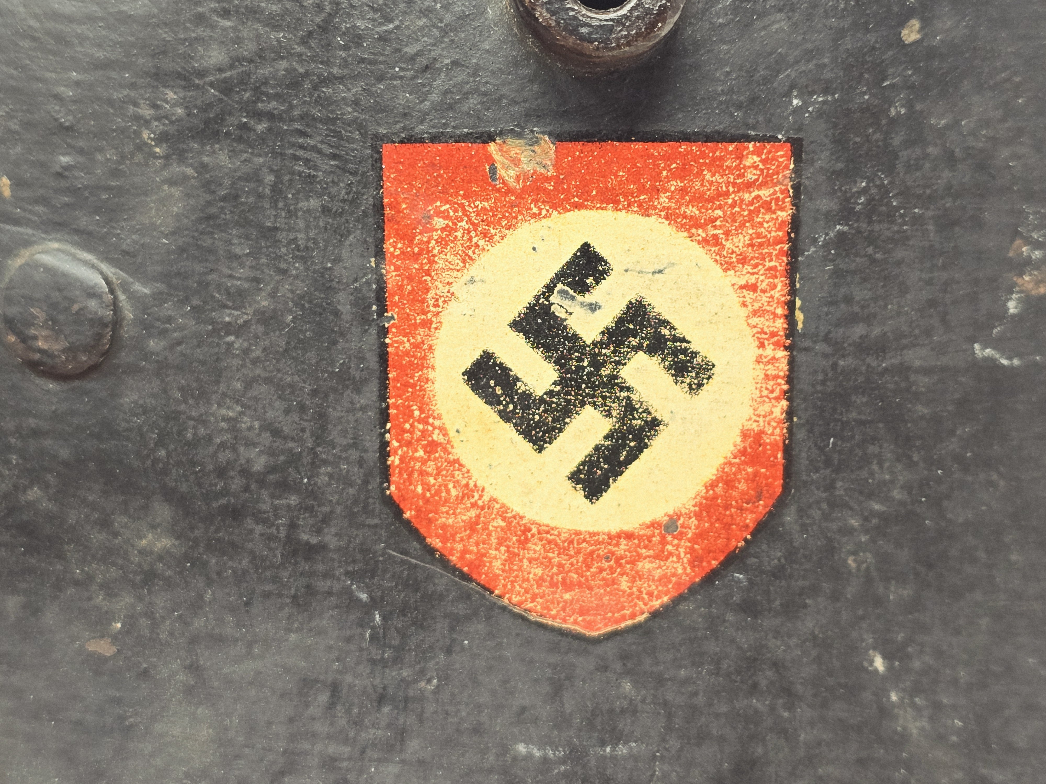 Allgemeine-SS Transitional M17 Helmet, Double Decal — image 7