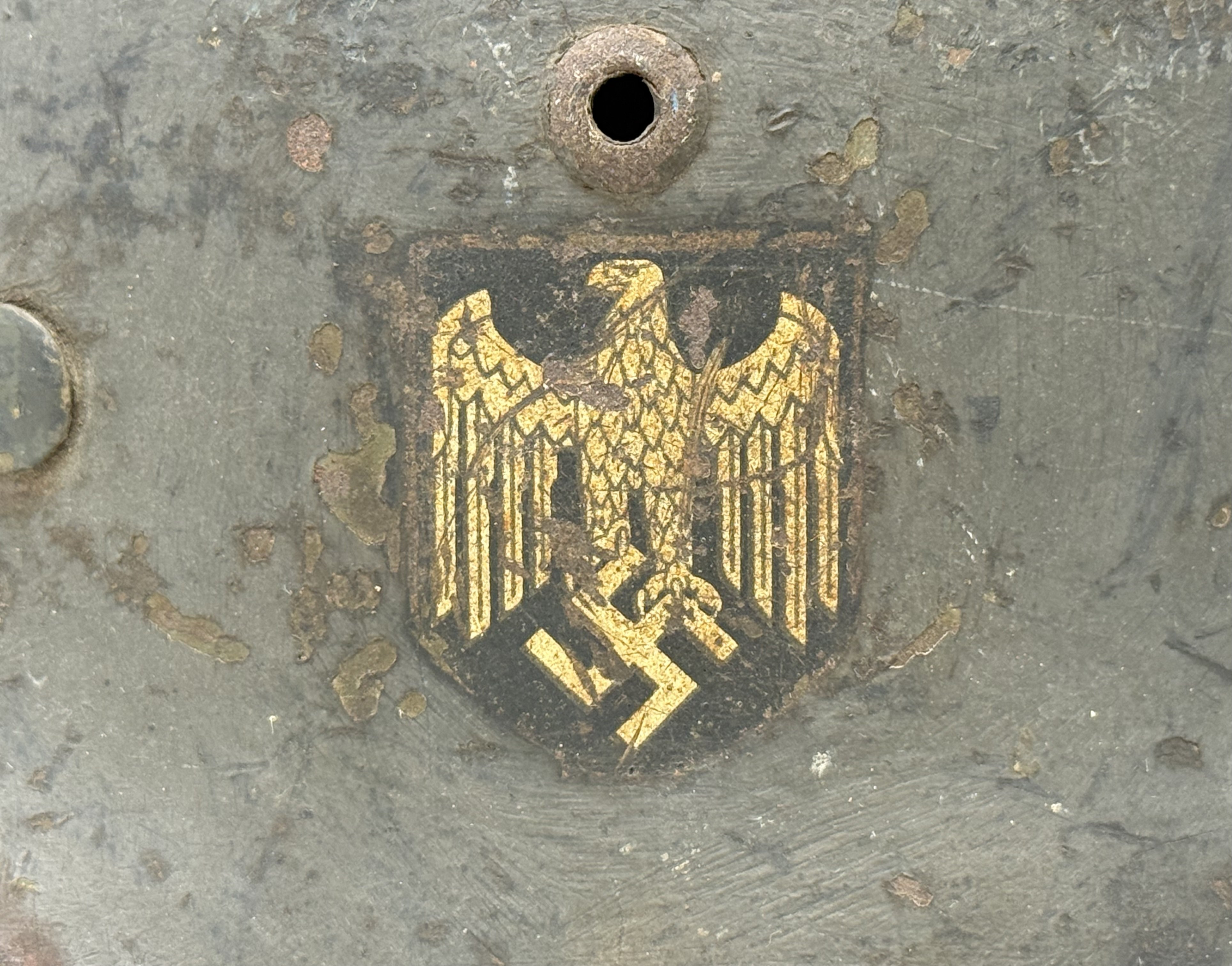 M35 Heer Single Decal Helmet -Coastal Artillery — image 16