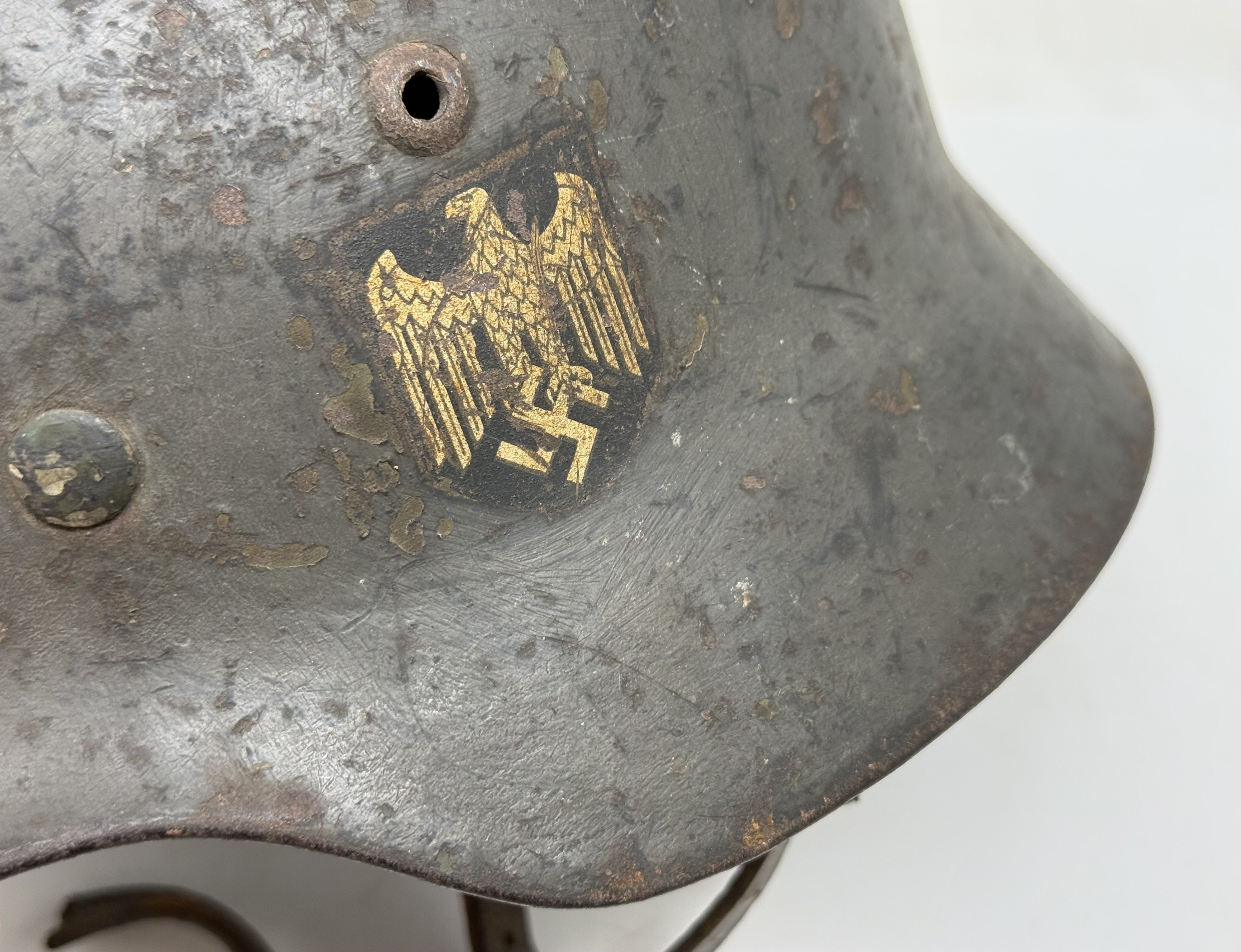 M35 Heer Single Decal Helmet -Coastal Artillery — image 17