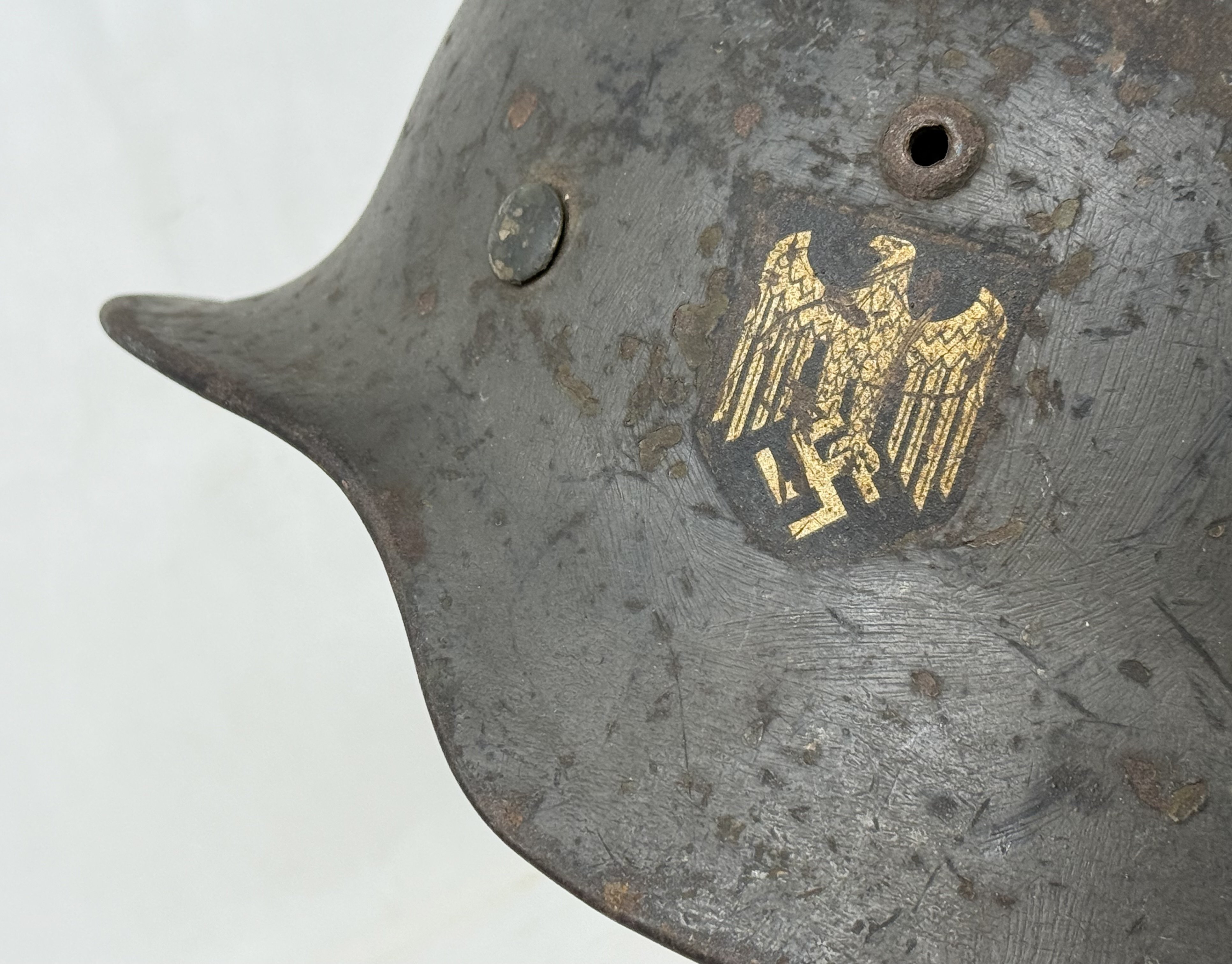 M35 Heer Single Decal Helmet -Coastal Artillery — image 18