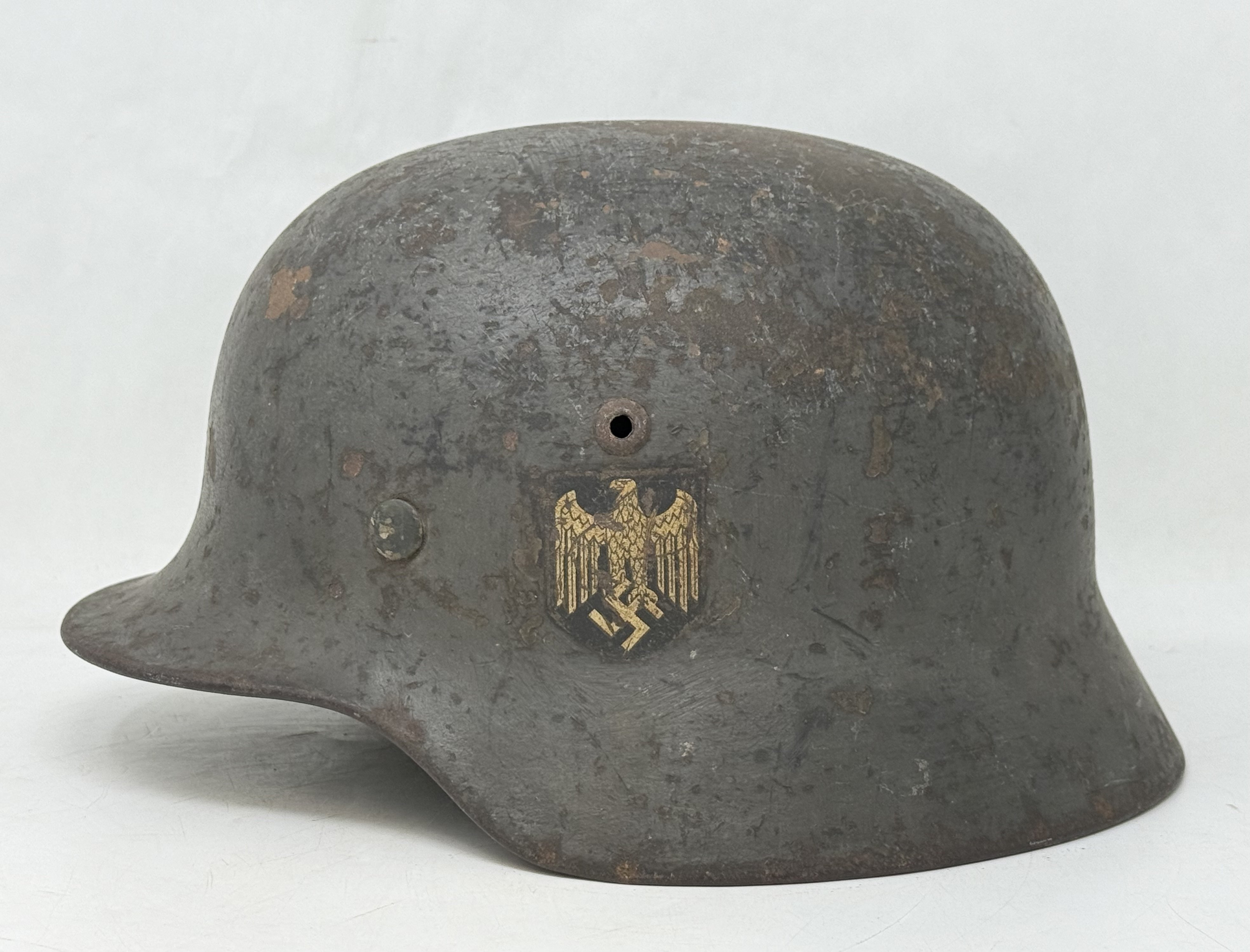 M35 Heer Single Decal Helmet -Coastal Artillery — image 2