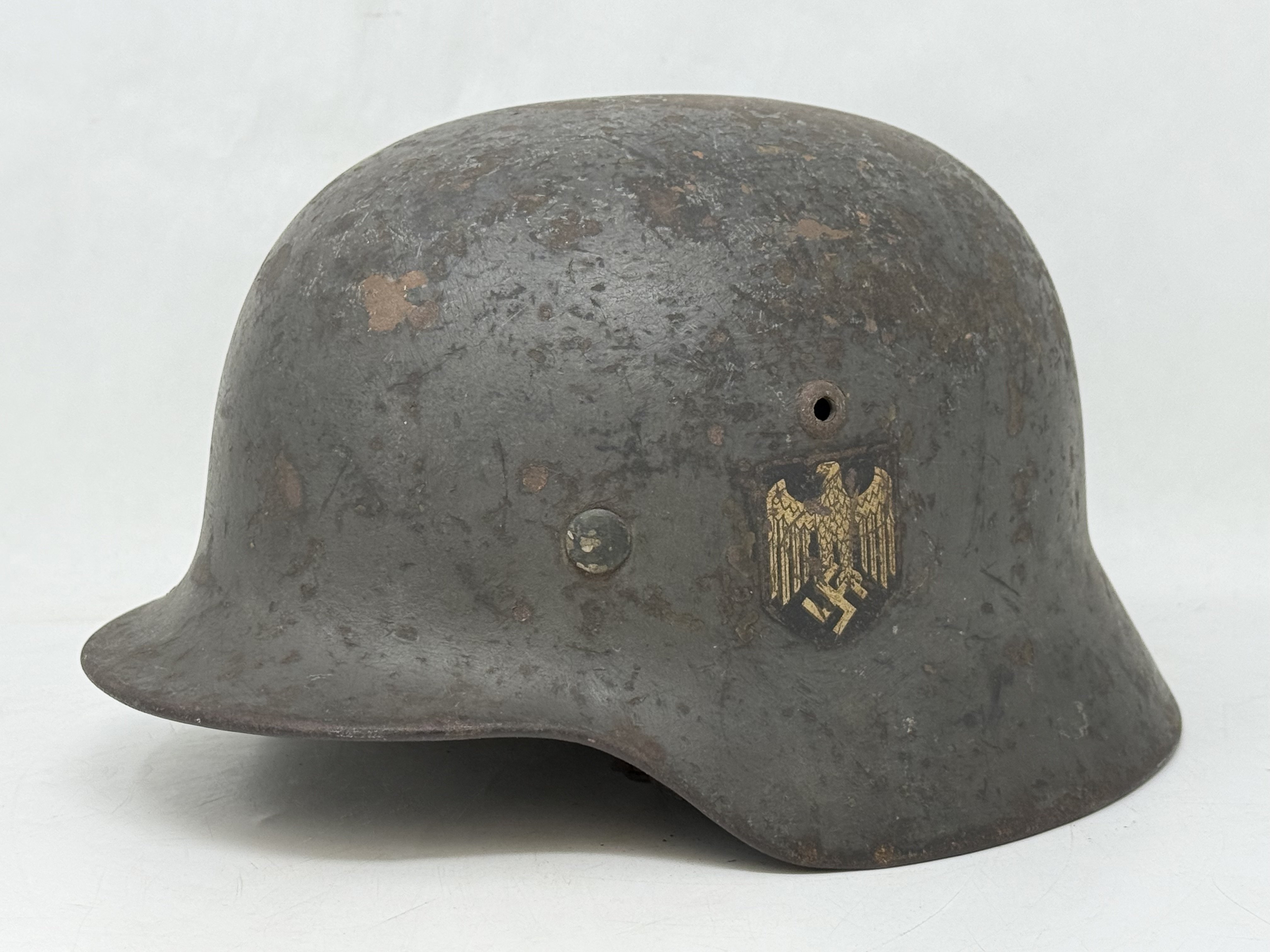 M35 Heer Single Decal Helmet -Coastal Artillery — image 3