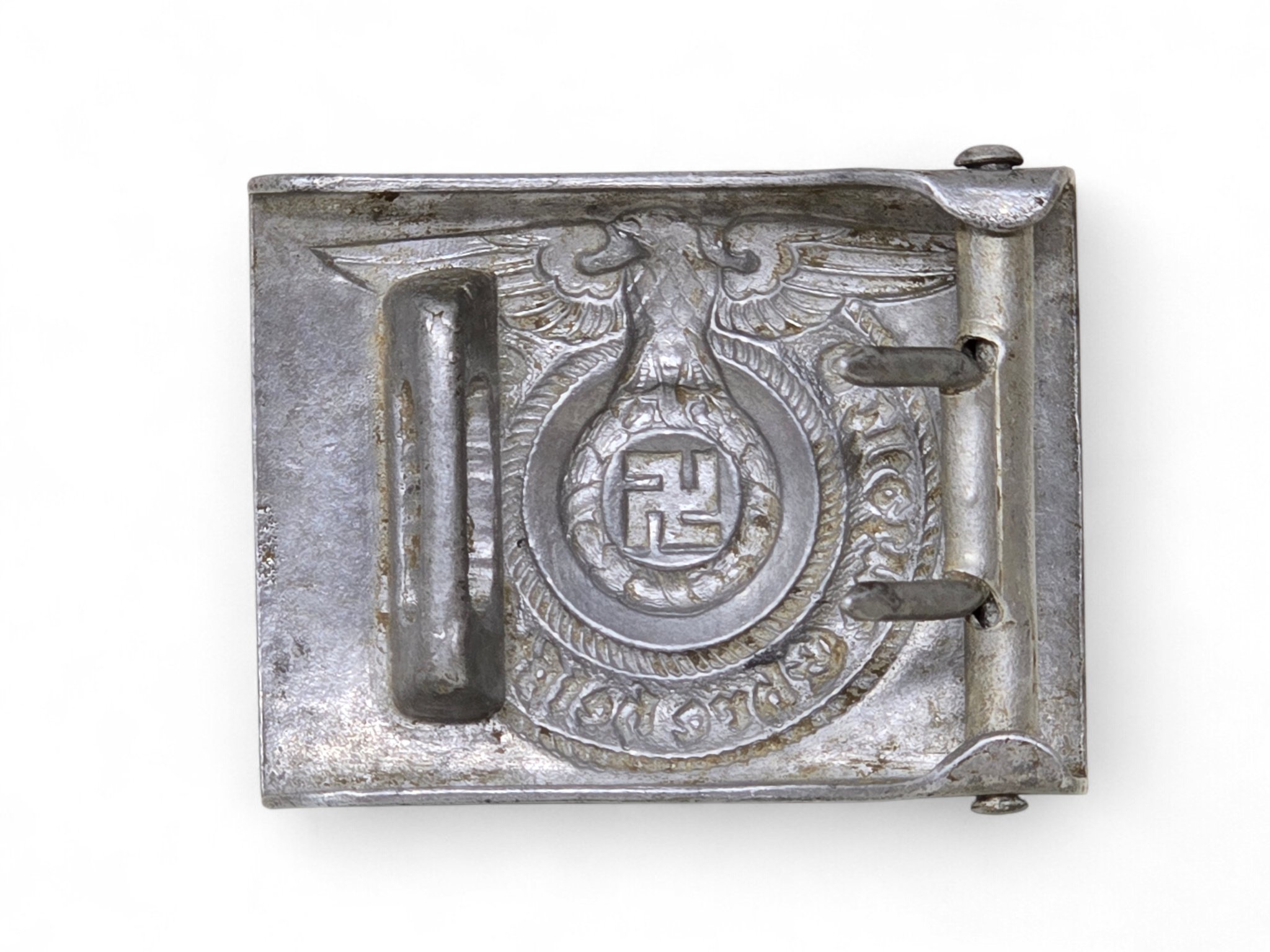 Waffen-SS Enlisted Buckle, Aluminum — image 2