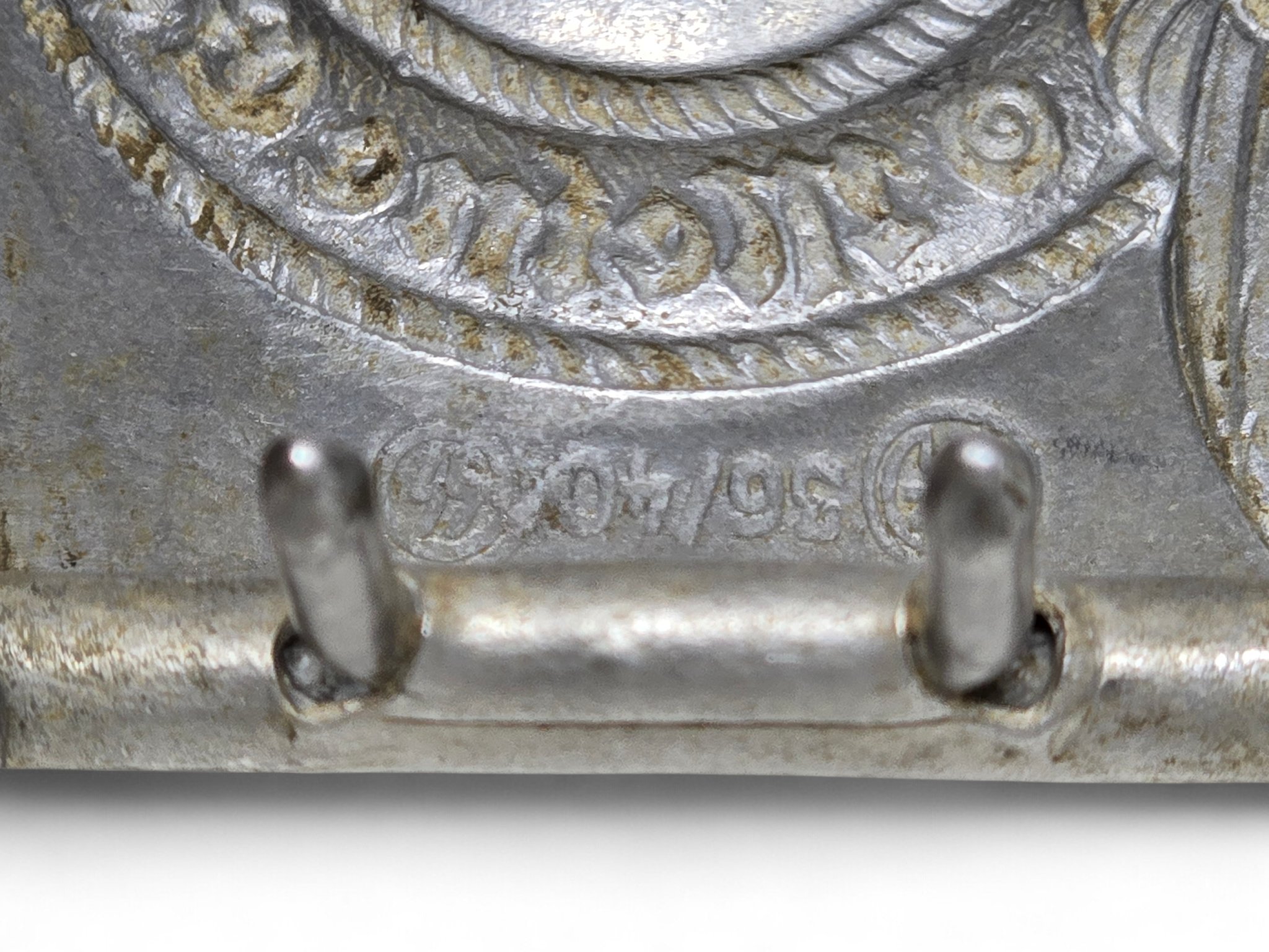 Waffen-SS Enlisted Buckle, Aluminum — image 3