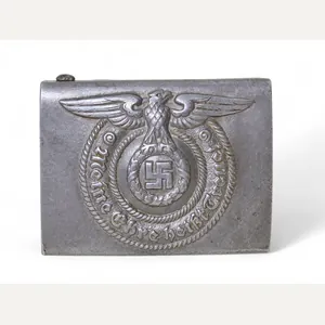 Waffen-SS Enlisted Buckle, Aluminum