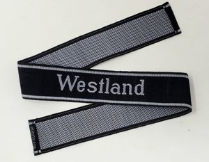 Bevo Waffen-SS Cufftitle, 'Westland'