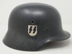 Fantastic Waffen-SS M40 Double Decal Helmet, Published