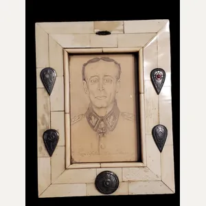 Period Sketch of Knight's Cross SS Leader