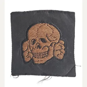 Very Rare Waffen-SS Camouflage Skull, Autumn Side (Brown Color)