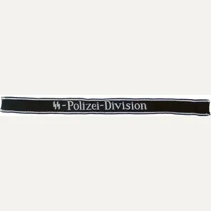 Minty SS-Polizei-Division Cufftitle, RZM Pattern