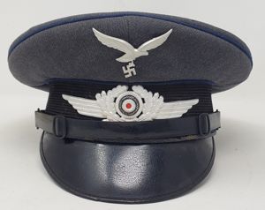 Sharp Luftwaffe NCO's Visor Cap, Medical