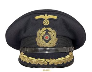TOP Kriegsmarine Officer Visor Captain & Above