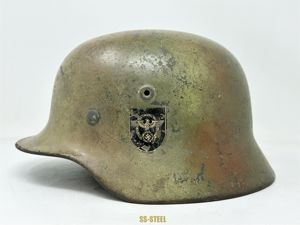 Police M40 Double Decal Camo Helmet