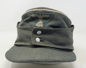 Service Used Waffen-SS Officer's M43 Cap