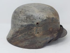 Karelia Battlefield Recovered Winter Camo SS Helmet