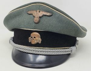 Sharp and Salty Waffen-SS Officer's Visor Cap