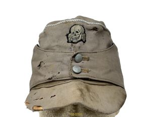 Killer SS Officer's M43 Cap, Possible Southern Front