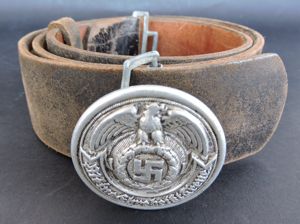 Well Service-used SS Officer's Belt