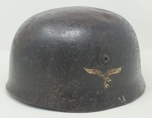 Luftwaffe M38 Single-D FJ Helmet, Untouched